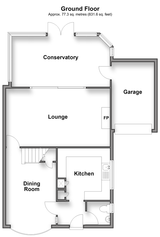Laxton Way, Faversham floorplan