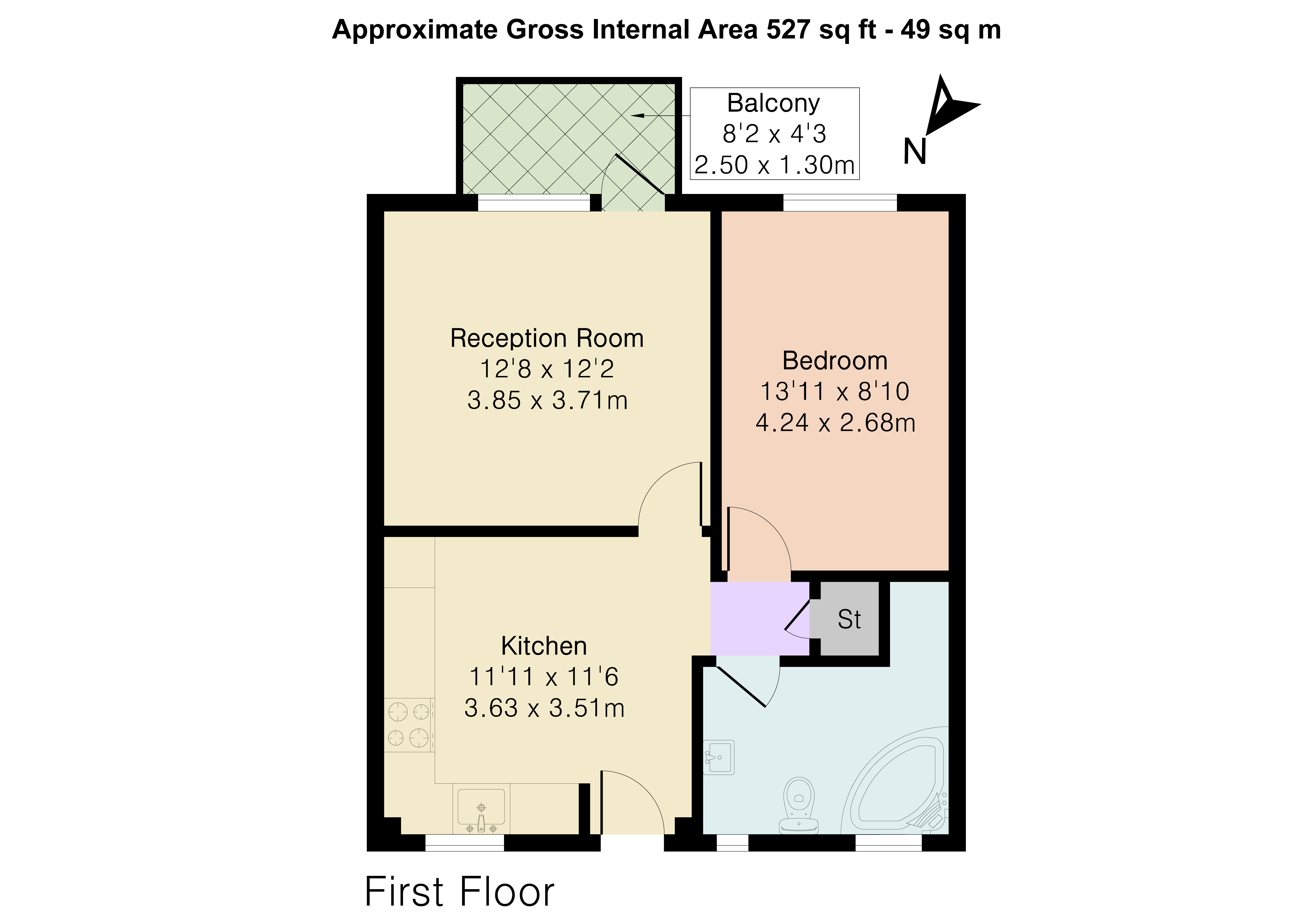 Burnham Street, London floorplan