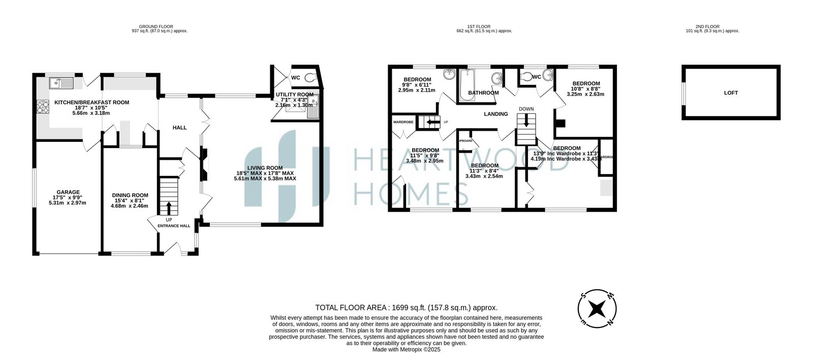 225, Sandpit Lane, St. Albans floorplan