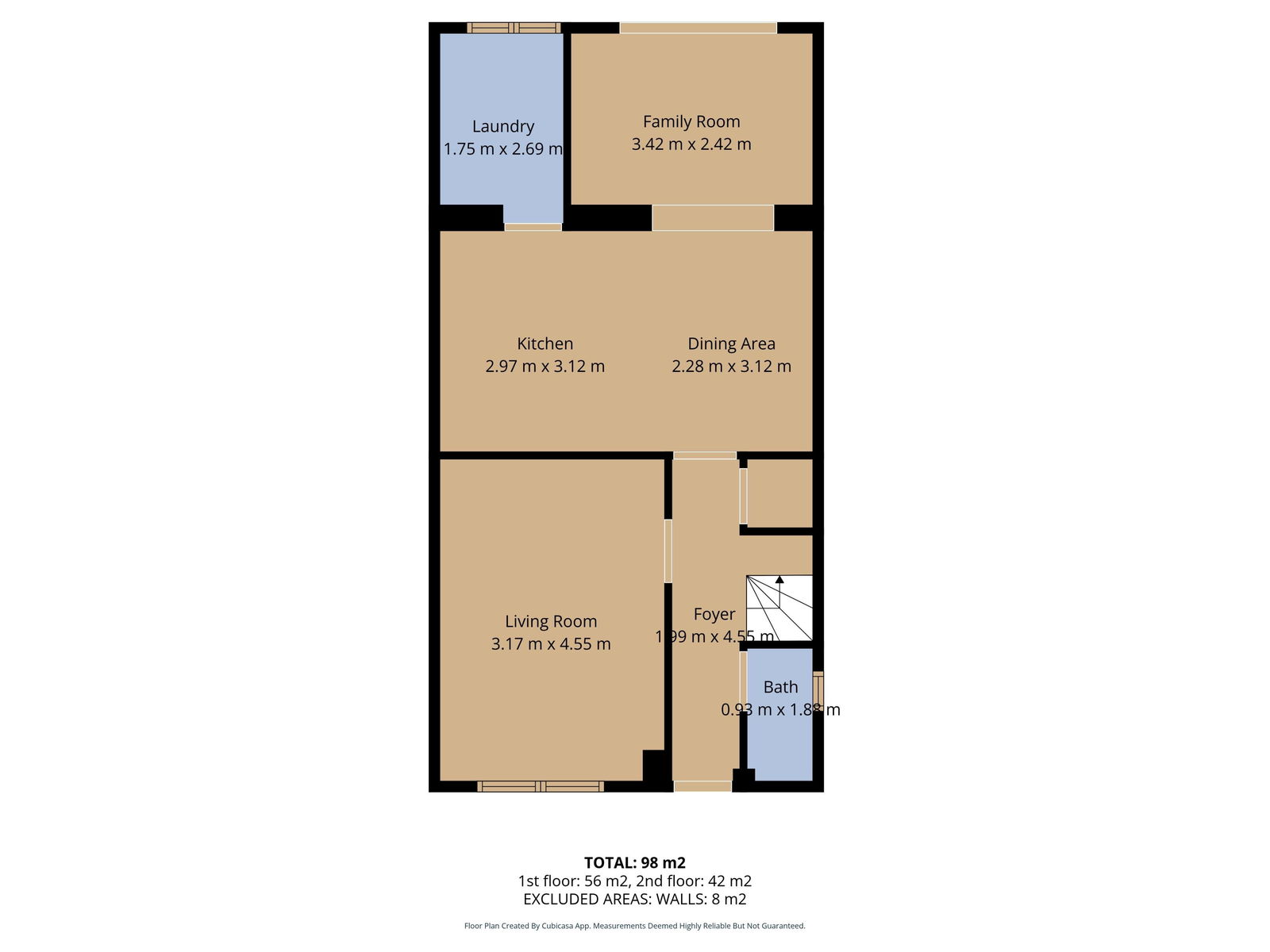 3, Ivy Close, Treharris floorplan