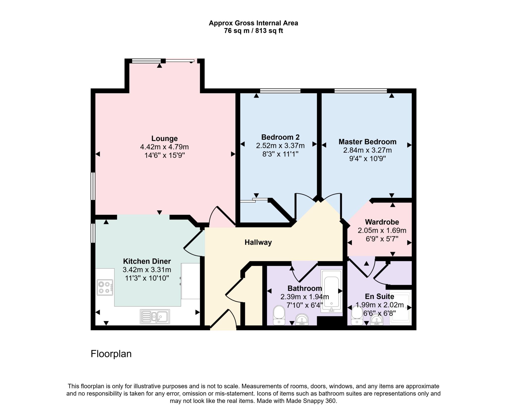 1, Firhall House, Nairn floorplan