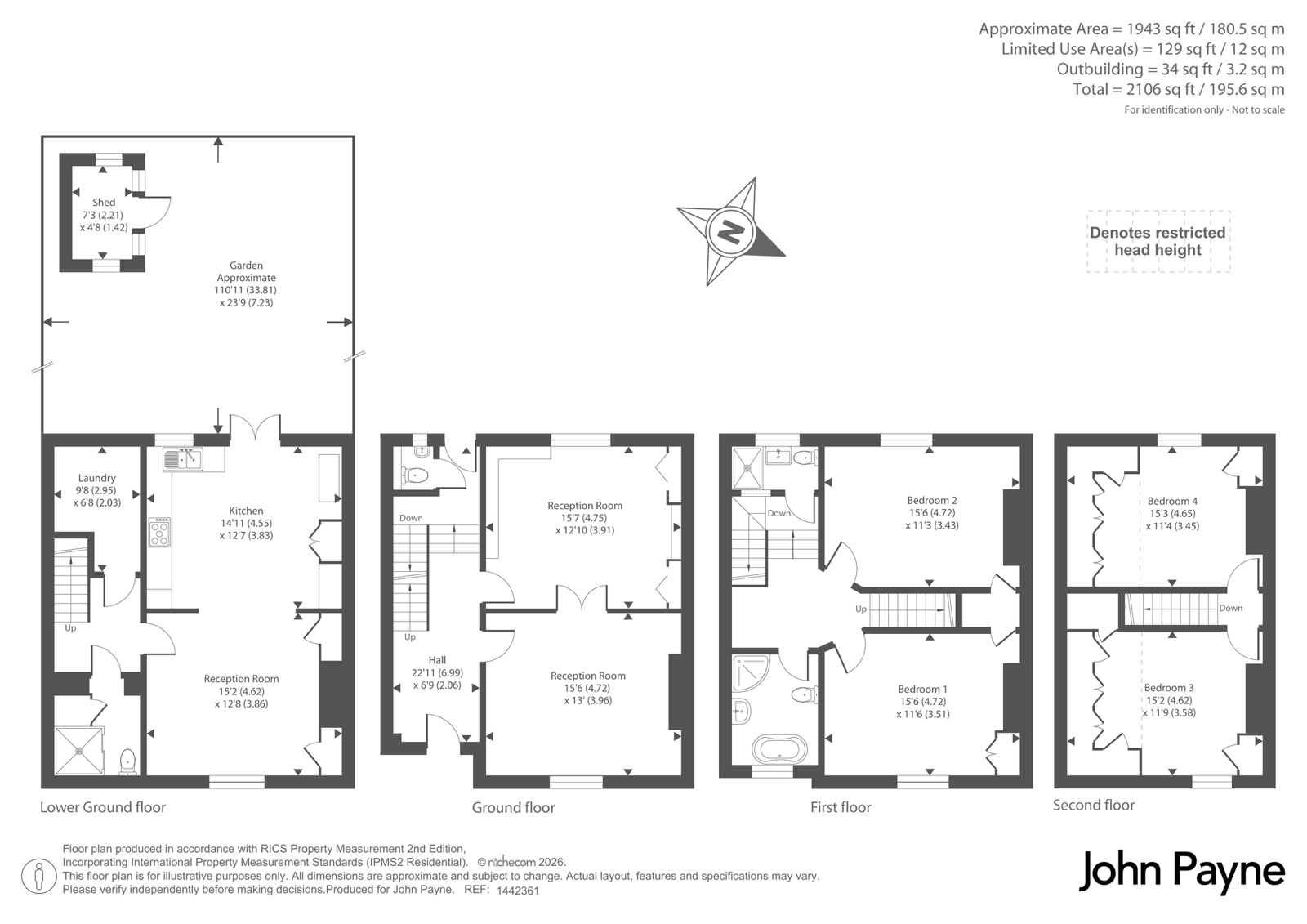 81, Dacre Park, London floorplan