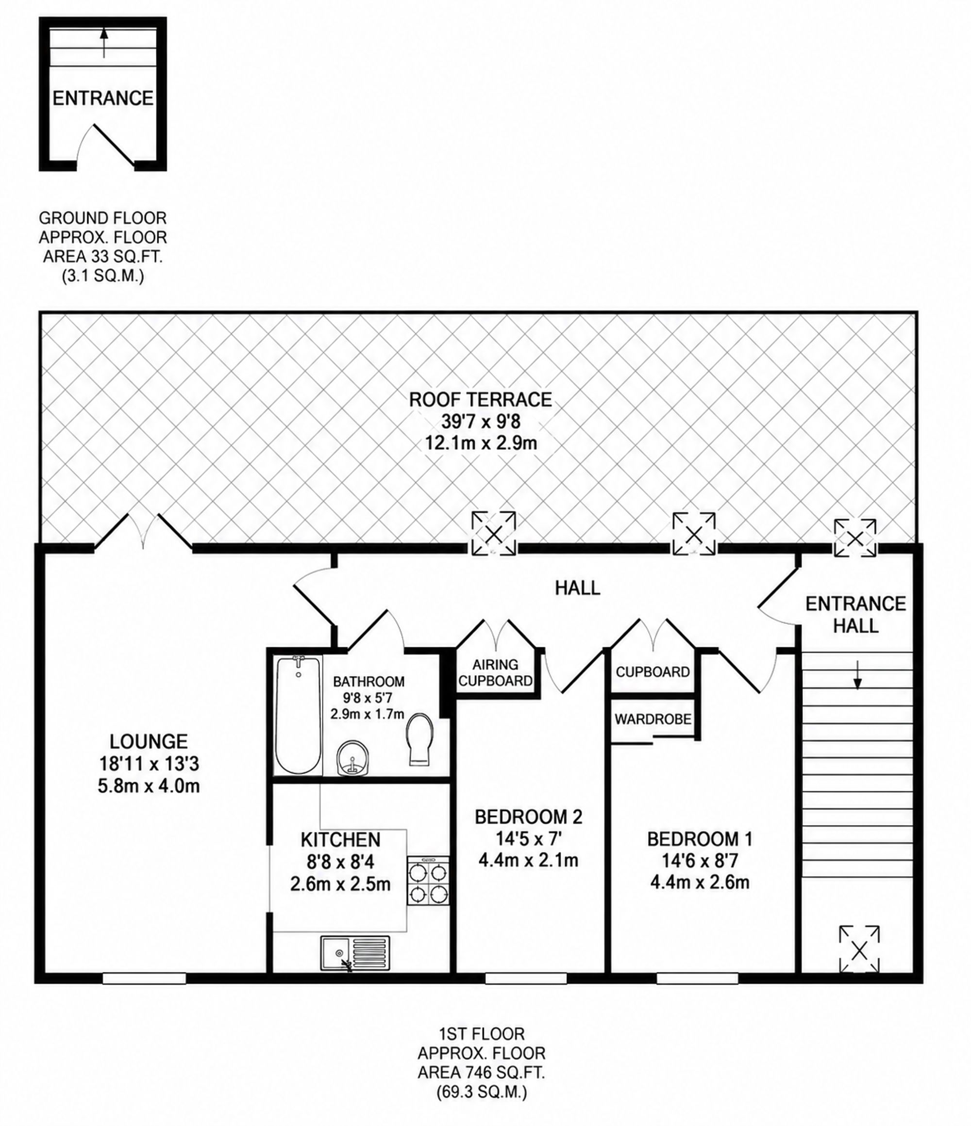 61 Randall Crescent, Cromer floorplan