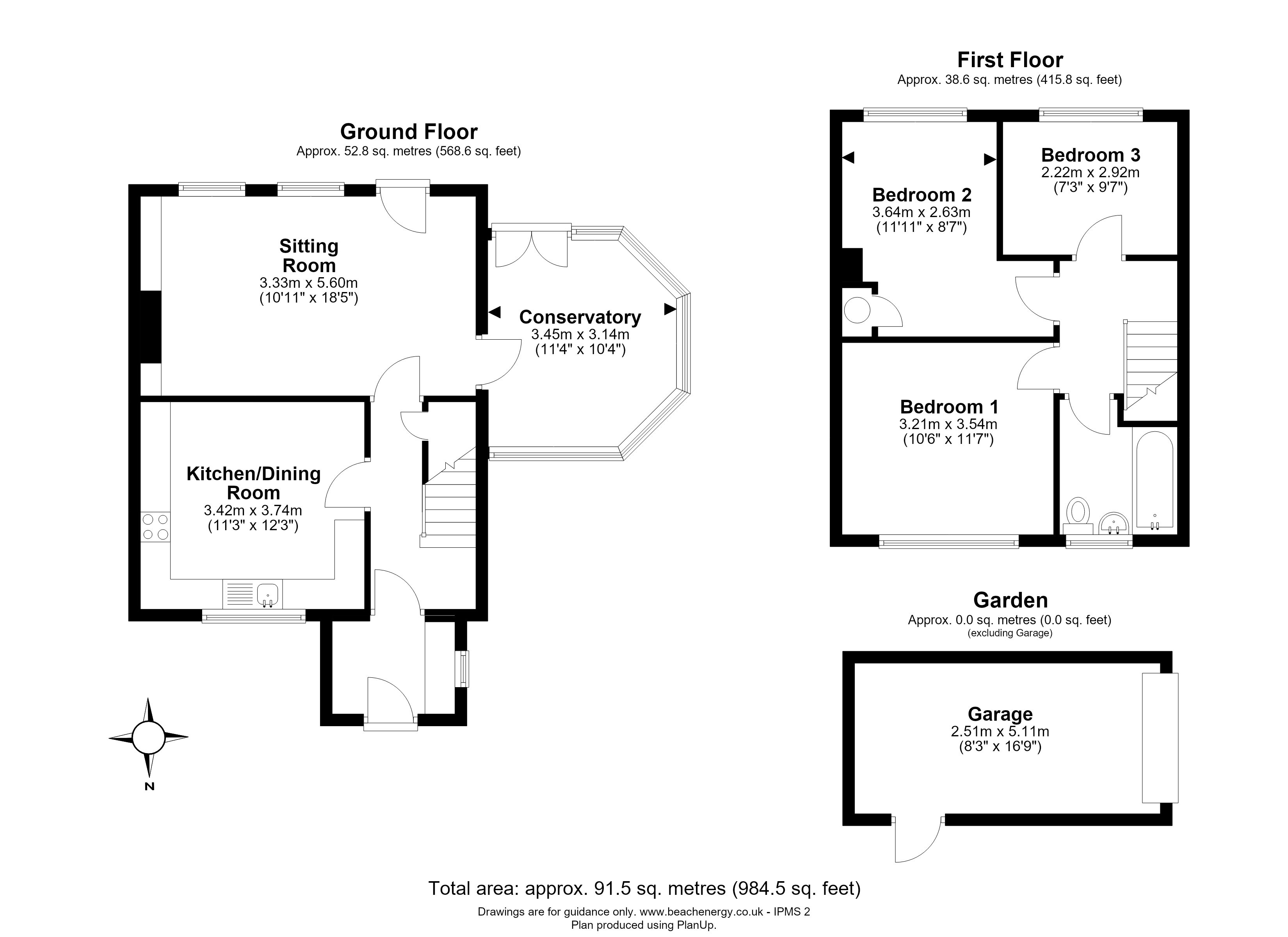 1, Bakers Close, Comberton floorplan