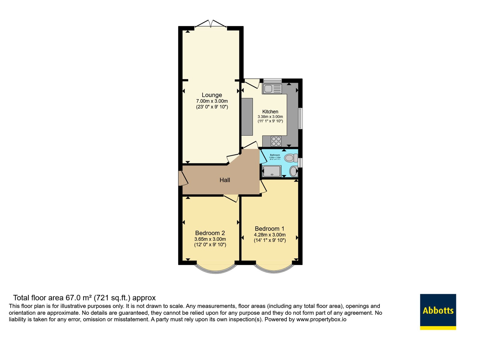 45, Clifton Avenue, Essex floorplan