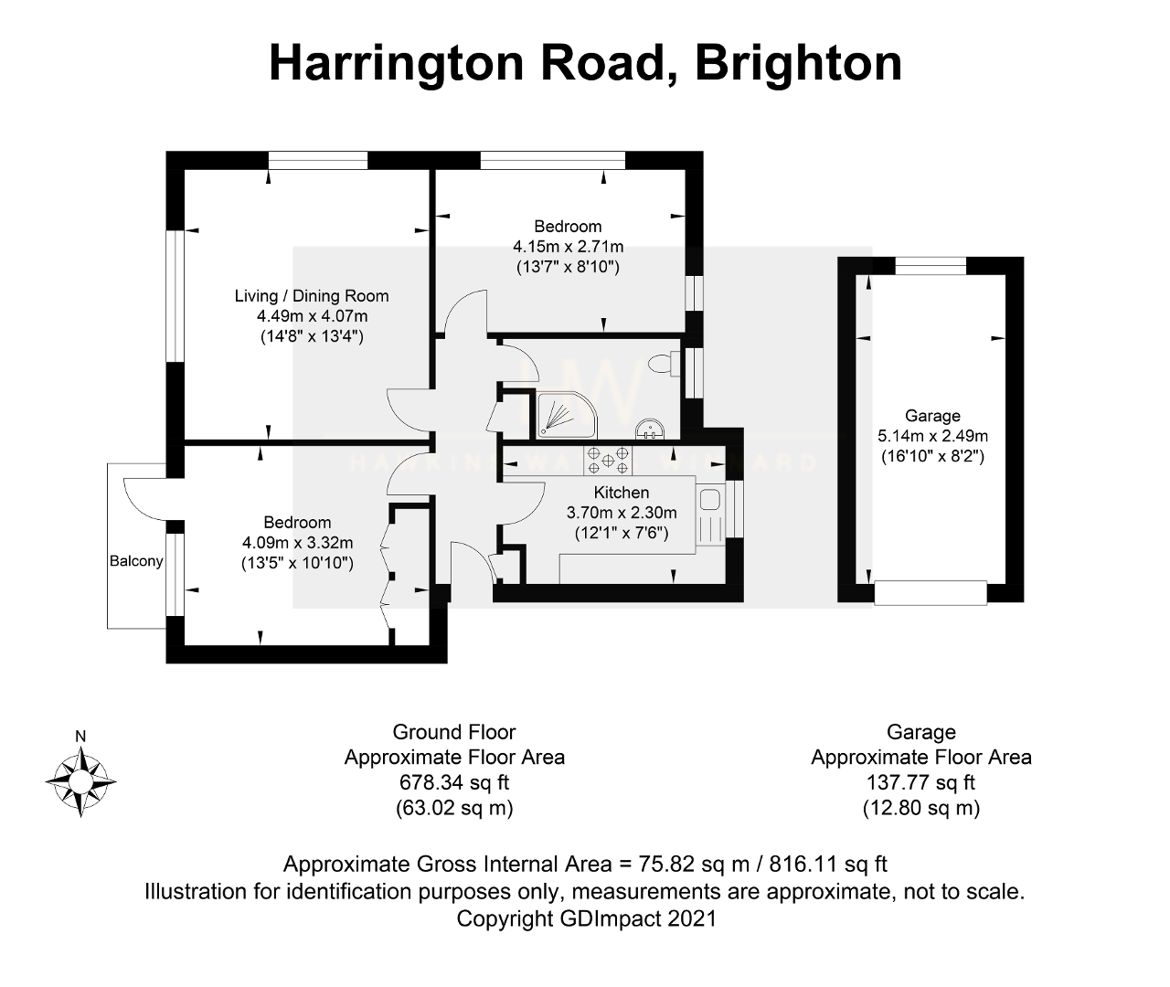Harrington Court, Harrington Road, Brighton, East Sussex BN1, 2 bedroom flat for sale 60255608