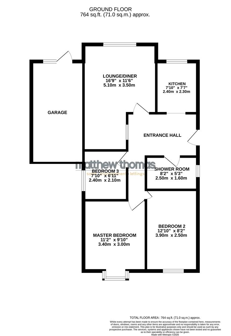3 Abbots Croft, Pit Lane, Ripley floorplan