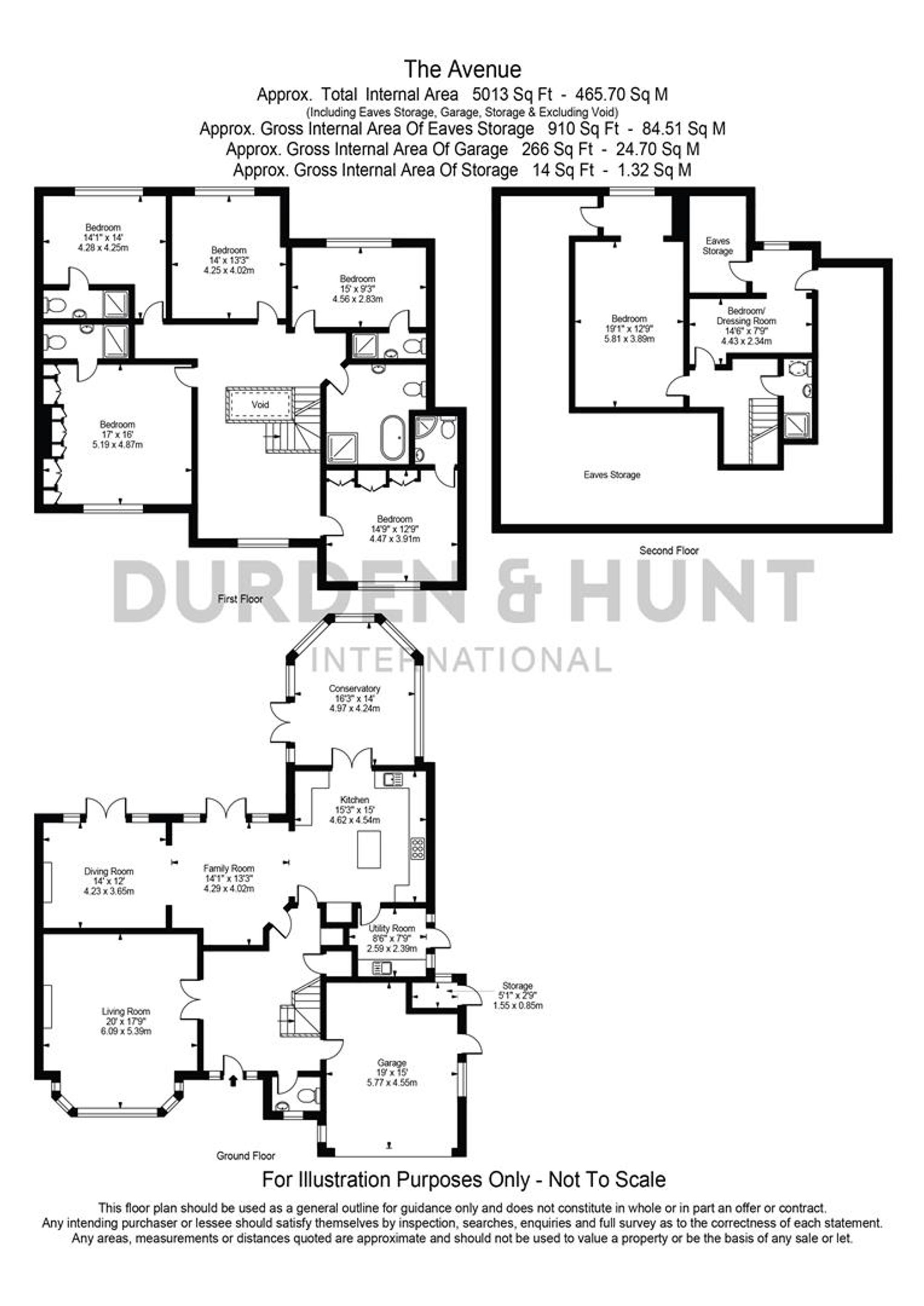 1b The Avenue, London floorplan