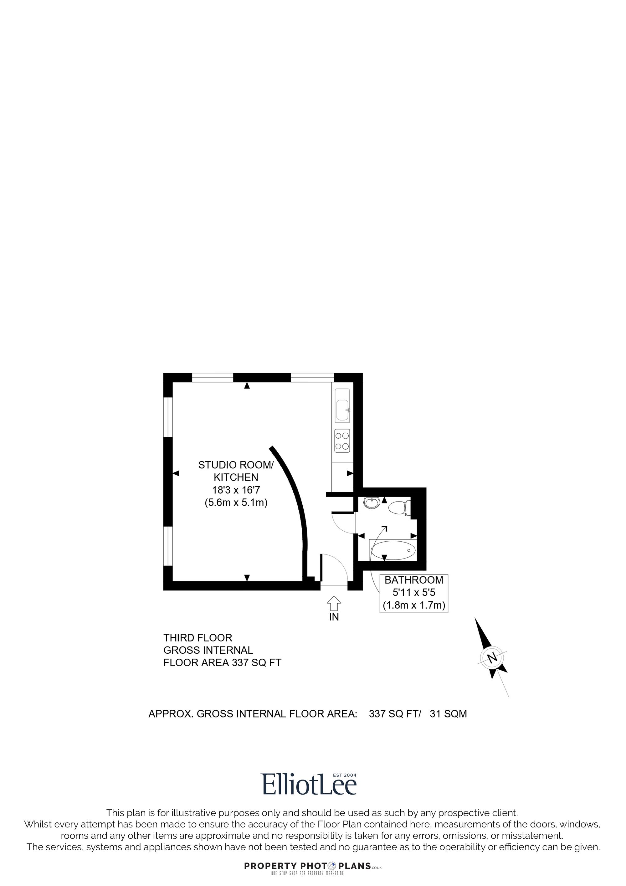 Flat 16, Ambassador House, Harrow floorplan