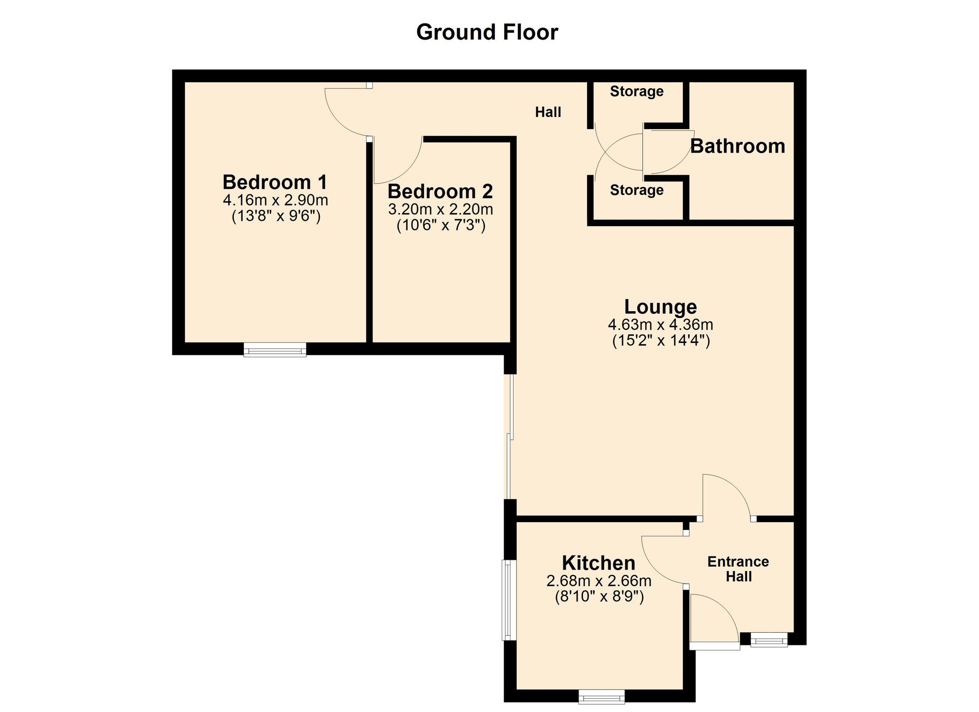 21 Bardney, Peterborough floorplan