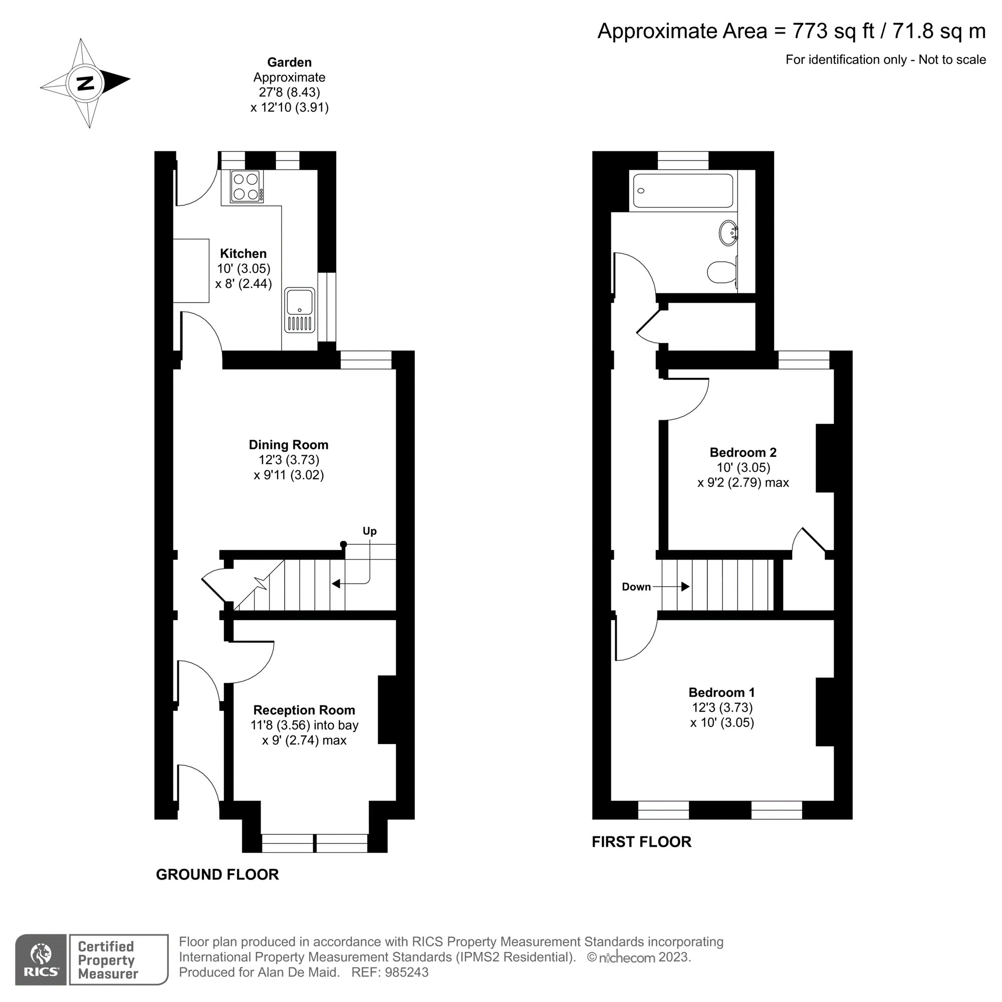Gladstone Terrace, Benton's Lane, London SE27, 2 bedroom terraced house
