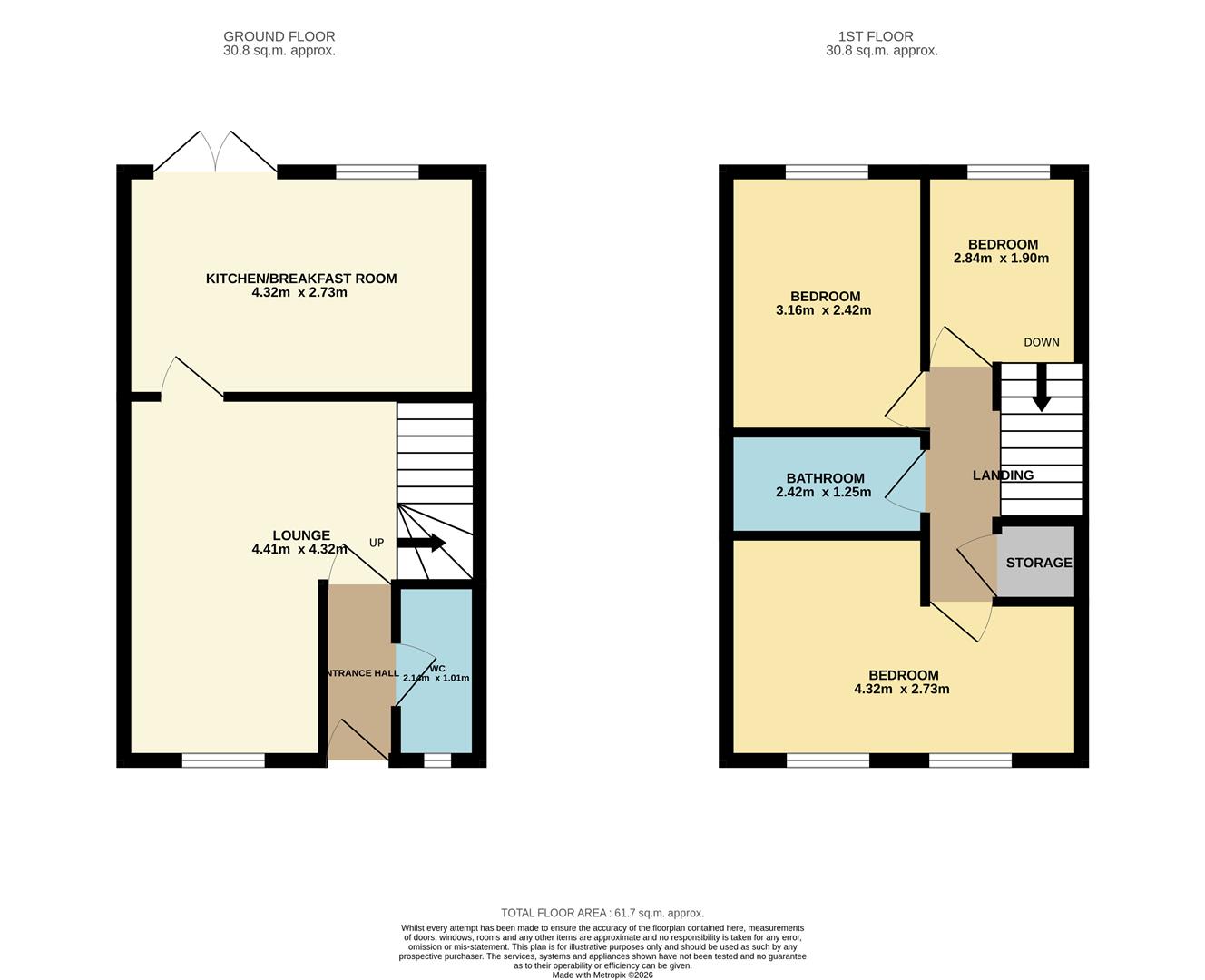 65, Pontefract Road, Barnsley floorplan
