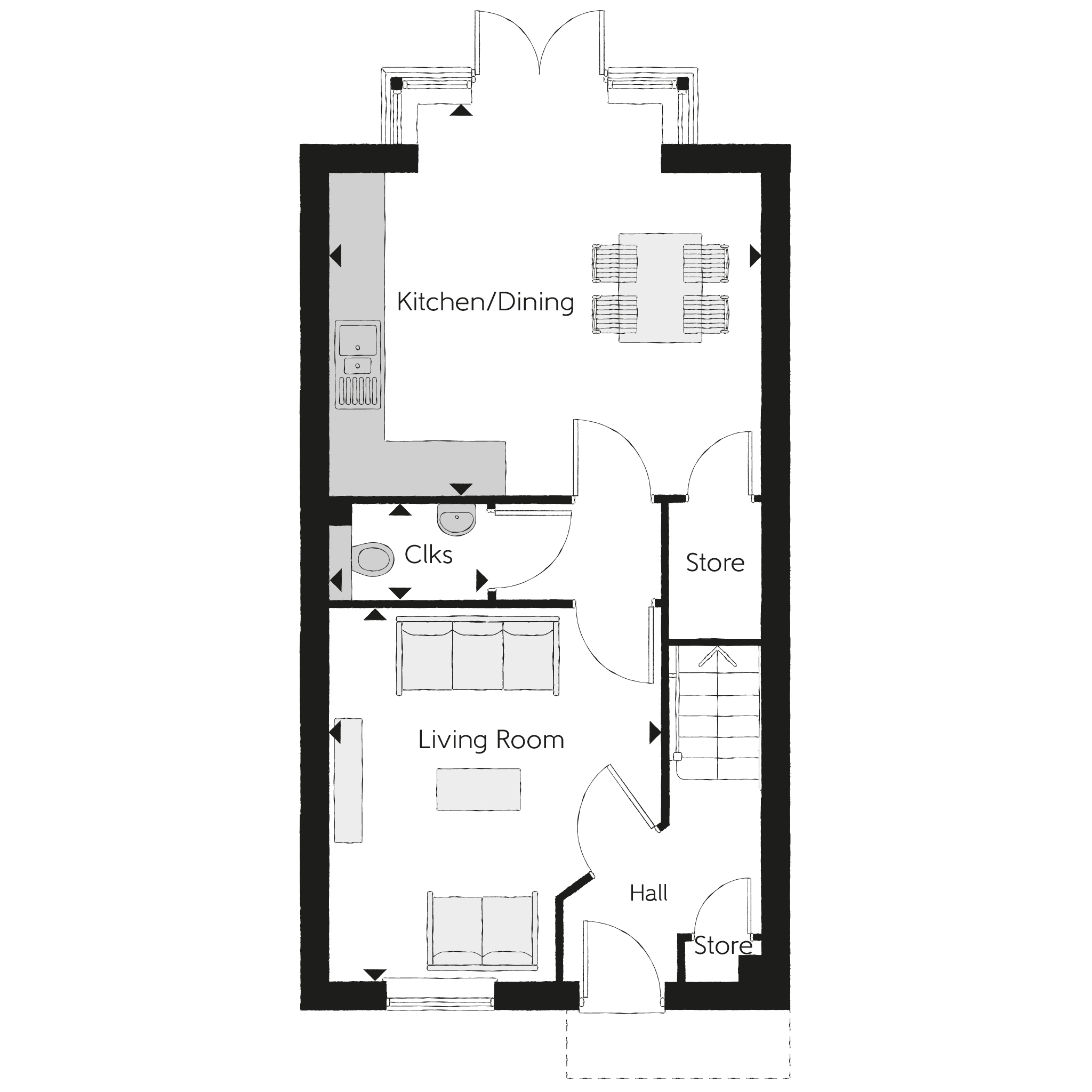 Off Fisher Lane, Cramlington floorplan