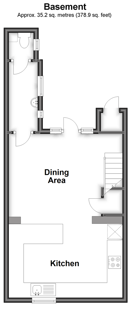 Priory Street, Lewes, East Sussex BN7, 3 bedroom semidetached house