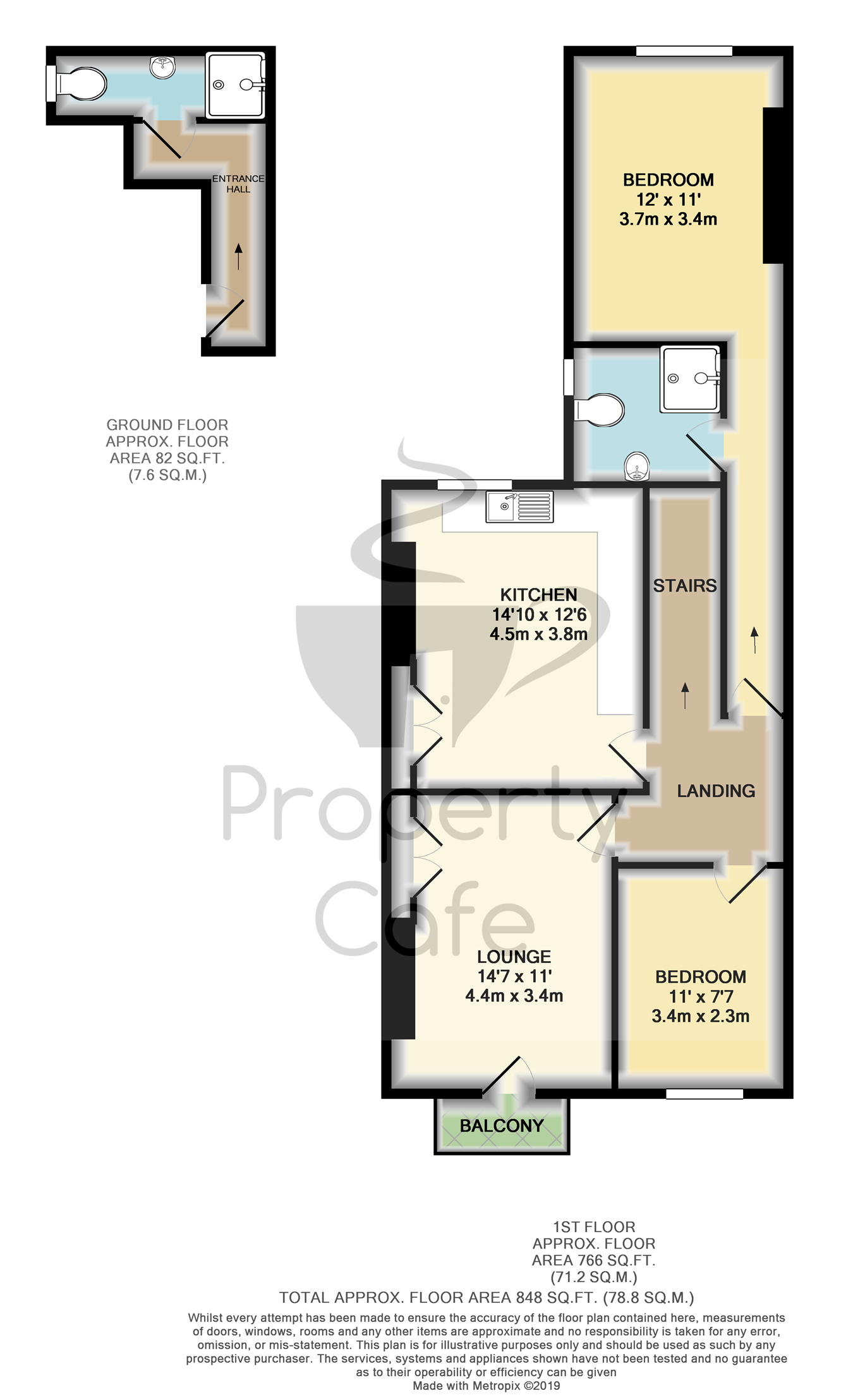 2 Bedrooms Flat for sale in Wilton Road, Bexhill On Sea, Bexhill On Sea TN40