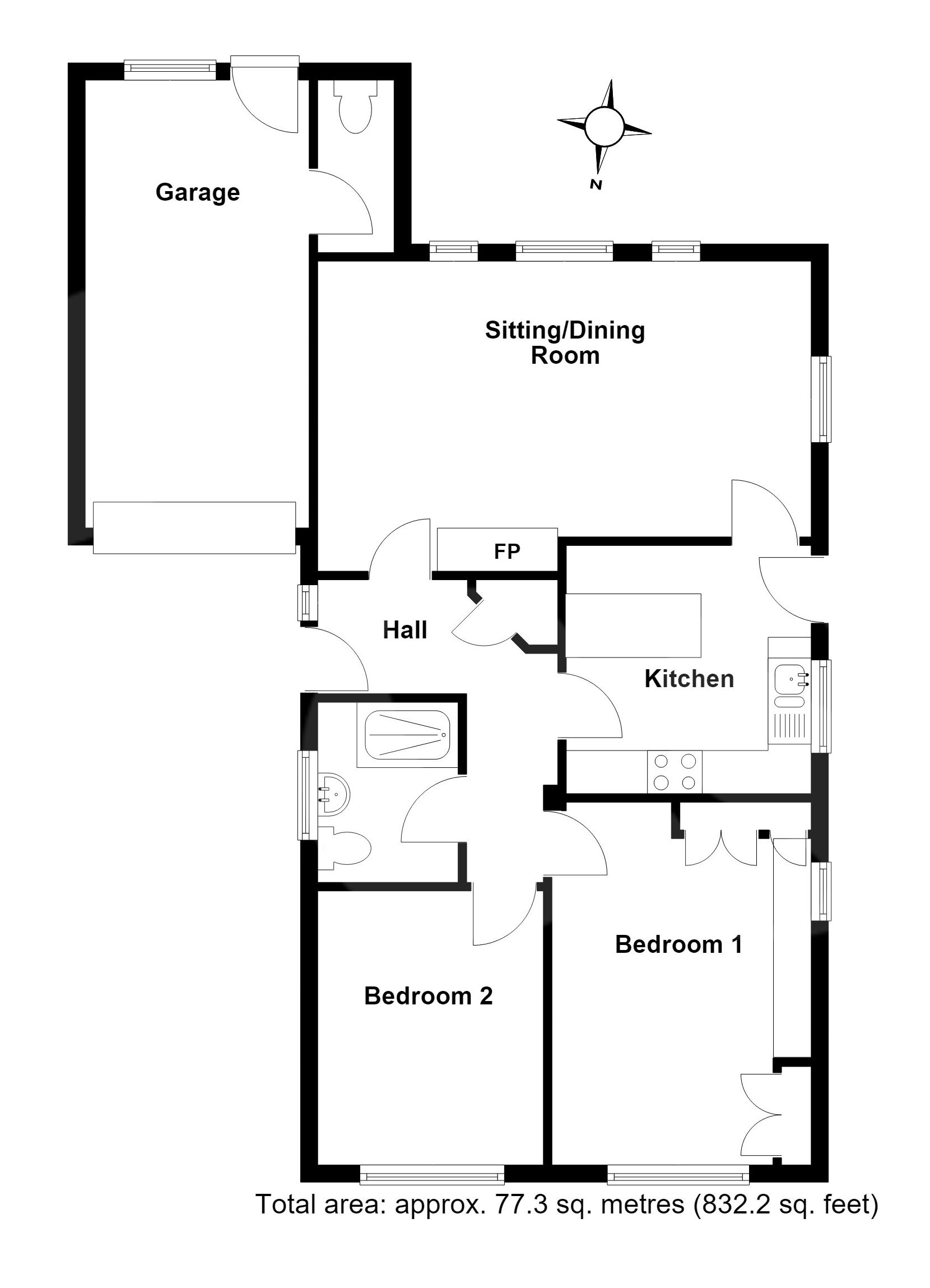 9, St Lawrence Crescent, Exeter floorplan