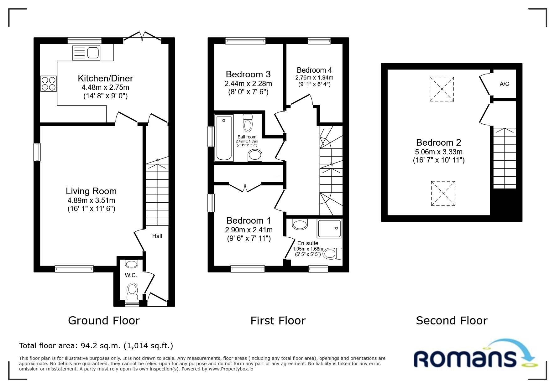 8, Alford Close, Berkshire floorplan