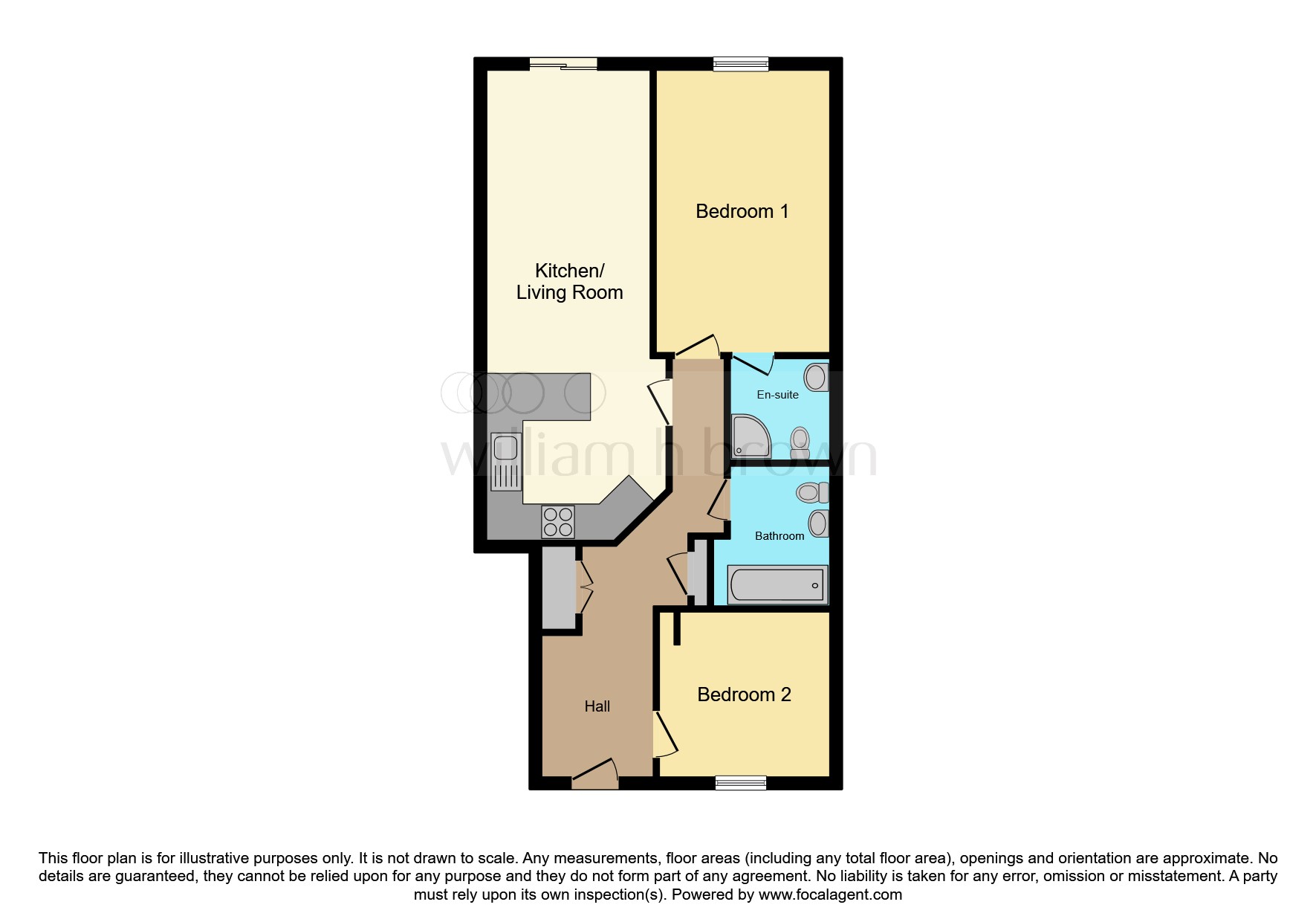 Flat 5, 3, Foundation Street, Ipswich floorplan