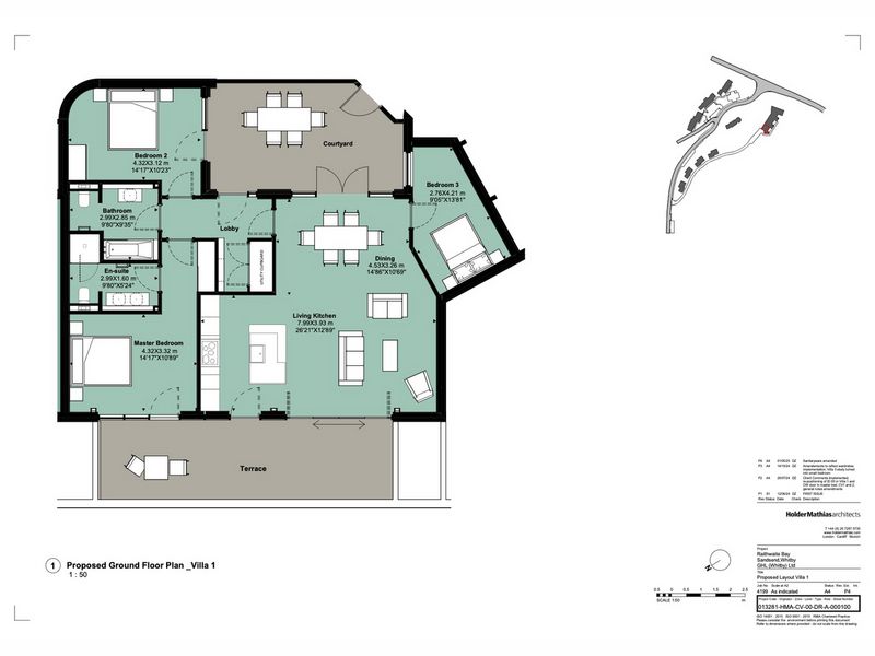 Villa One, Whitby floorplan