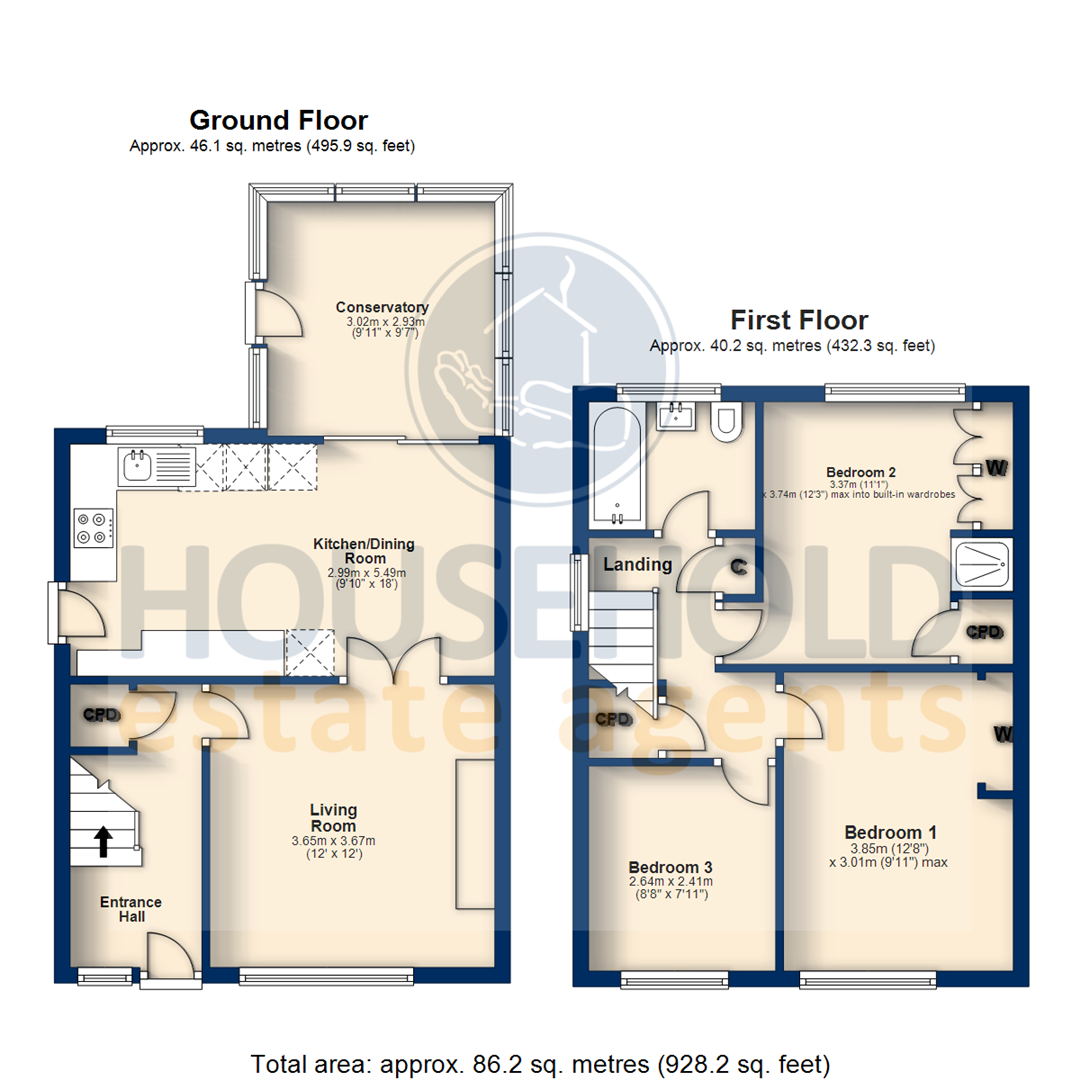 3 Bedrooms Semi-detached house for sale in Bosmore Road, Luton, Bedfordshire LU3
