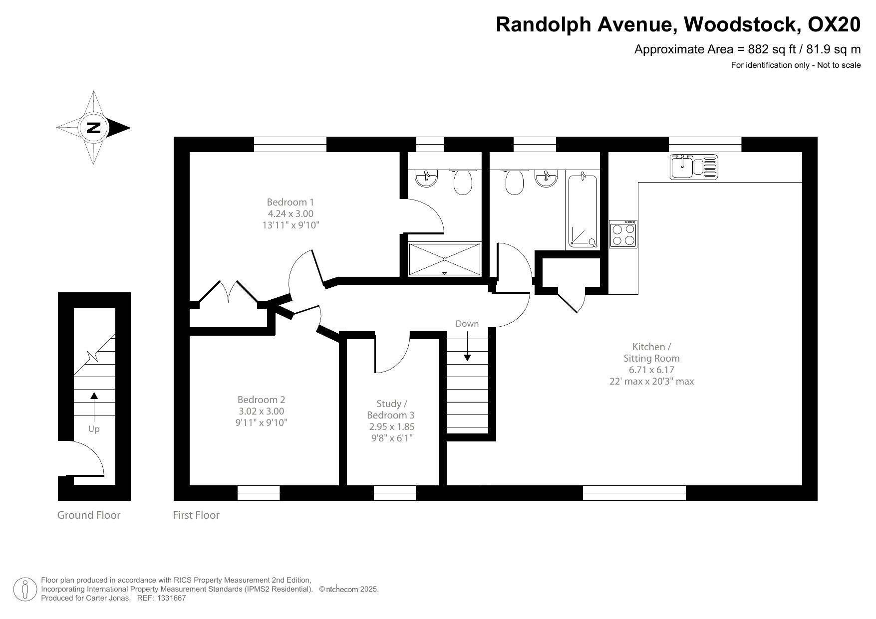 13, Randolph Avenue, Oxfordshire floorplan