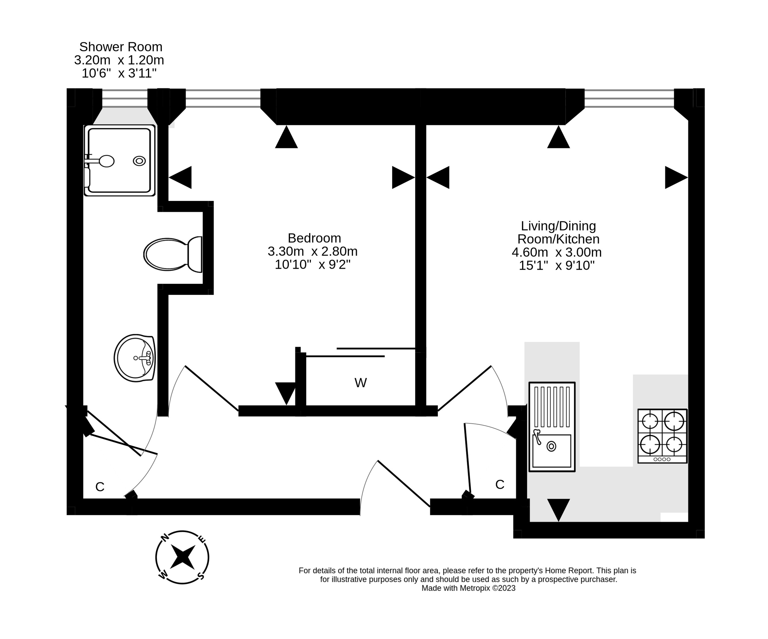 32 1(F3) Bothwell Street, Easter Road, Edinburgh EH7, 1 bedroom flat for sale 64411493