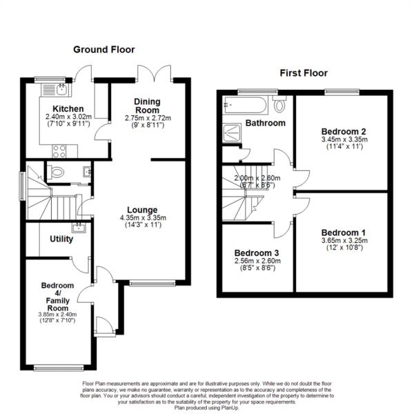 10, Greyfriars Road, Daventry floorplan