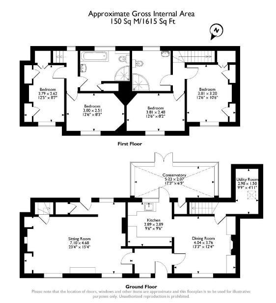 Primrose Cottage, Otley Bottom, Ipswich floorplan