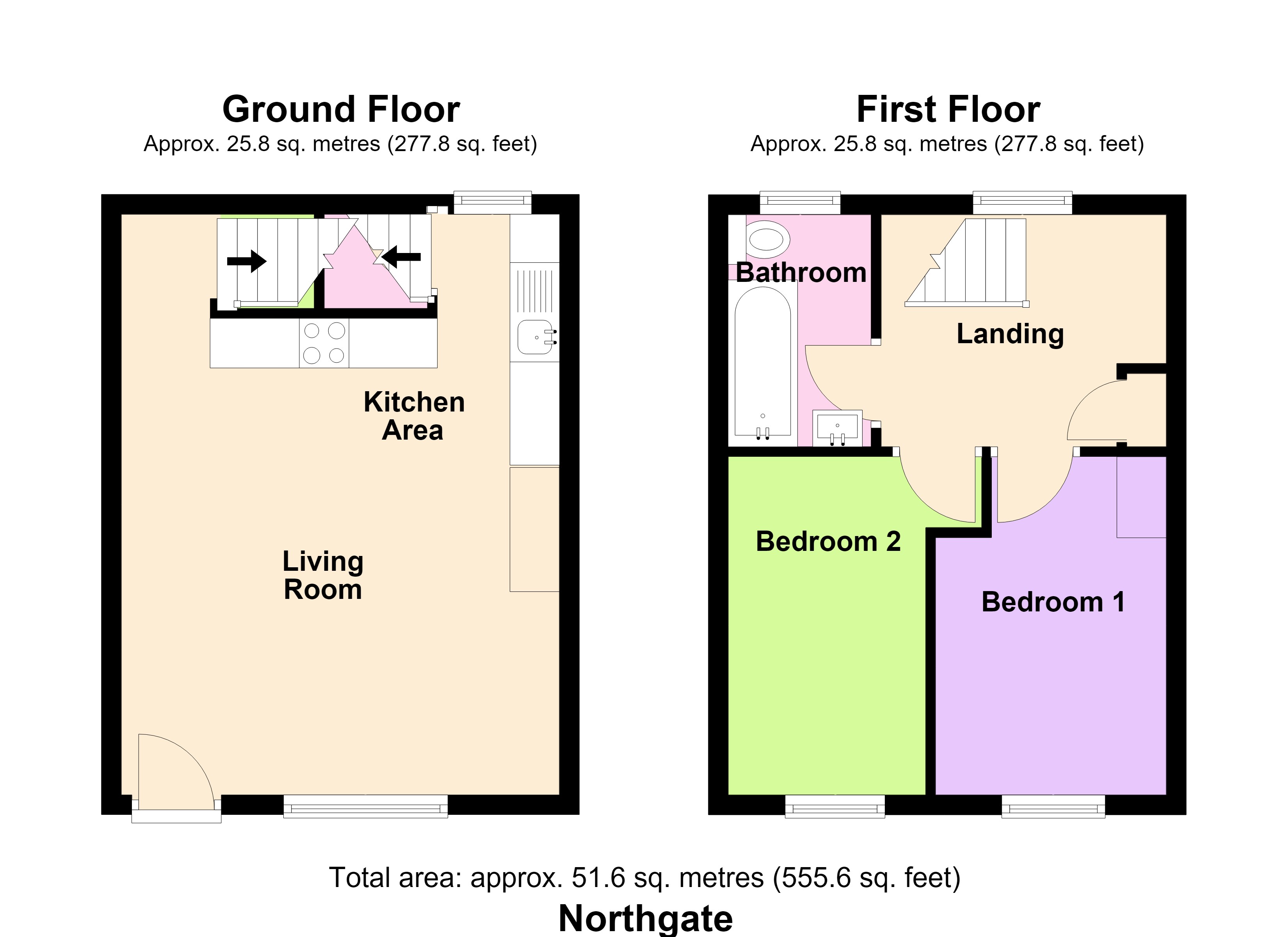 45, Northgate, Shipley floorplan