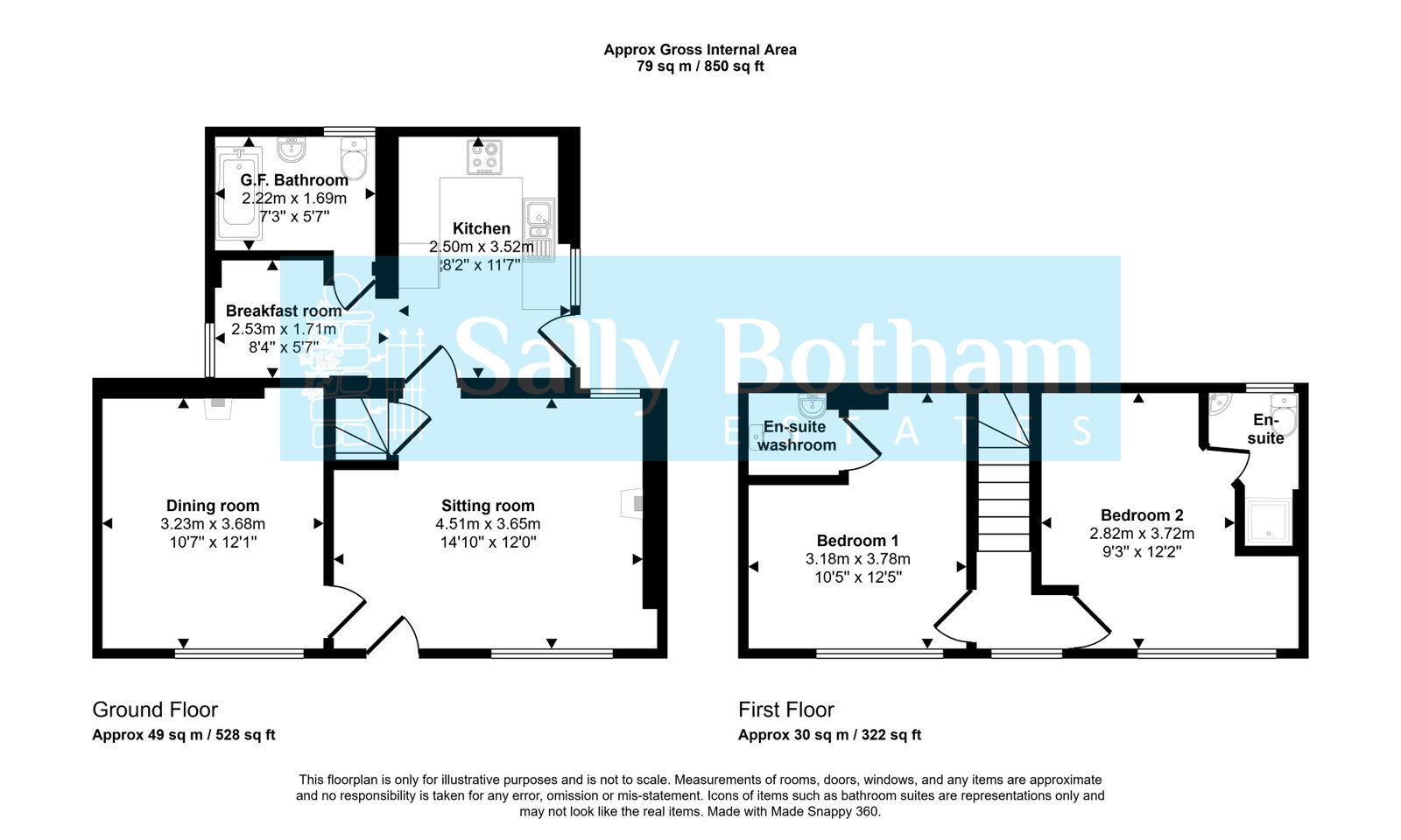71,Bank View, Church Street, Matlock floorplan