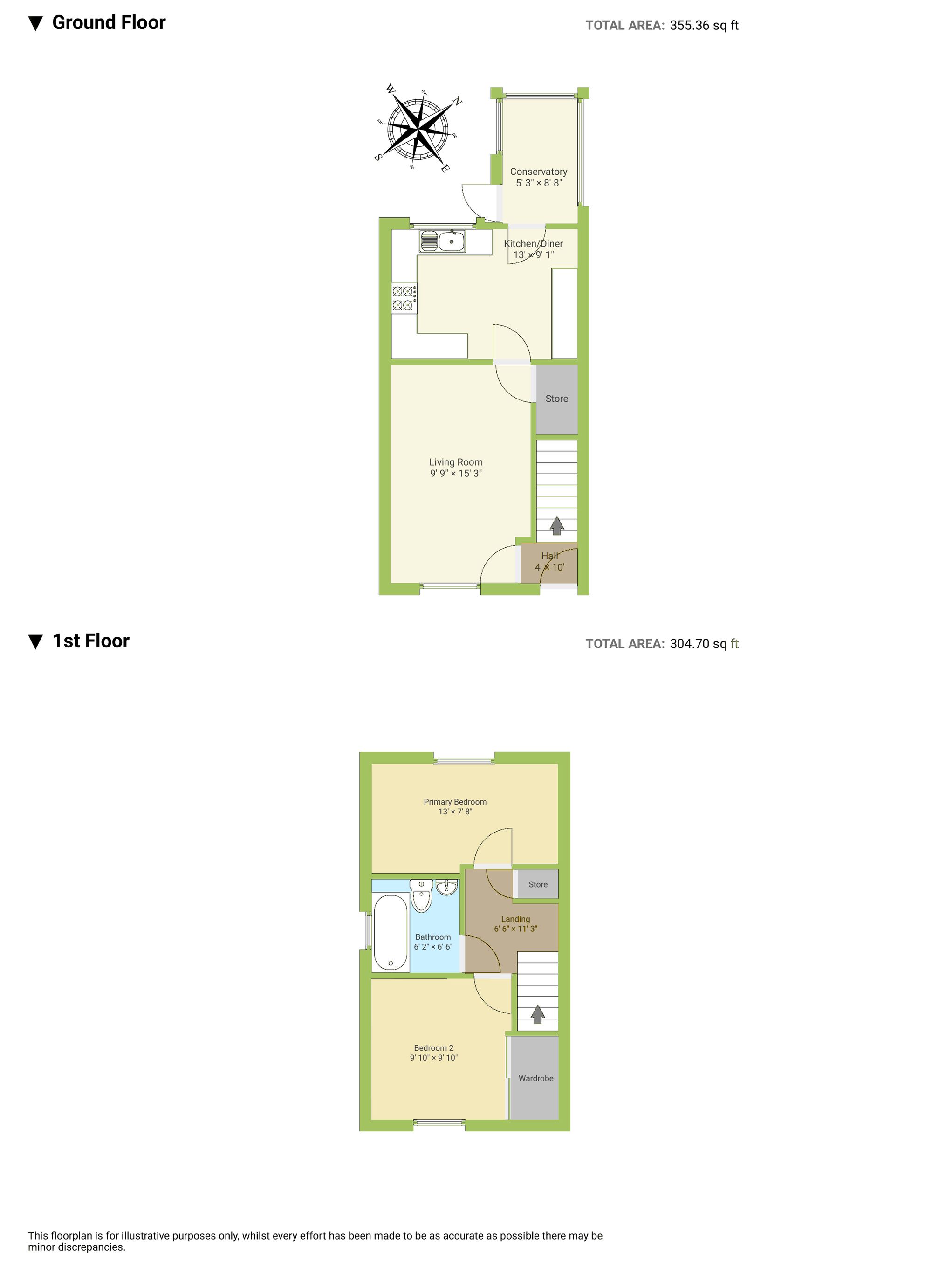 74 Cefn Close, Pontypridd floorplan