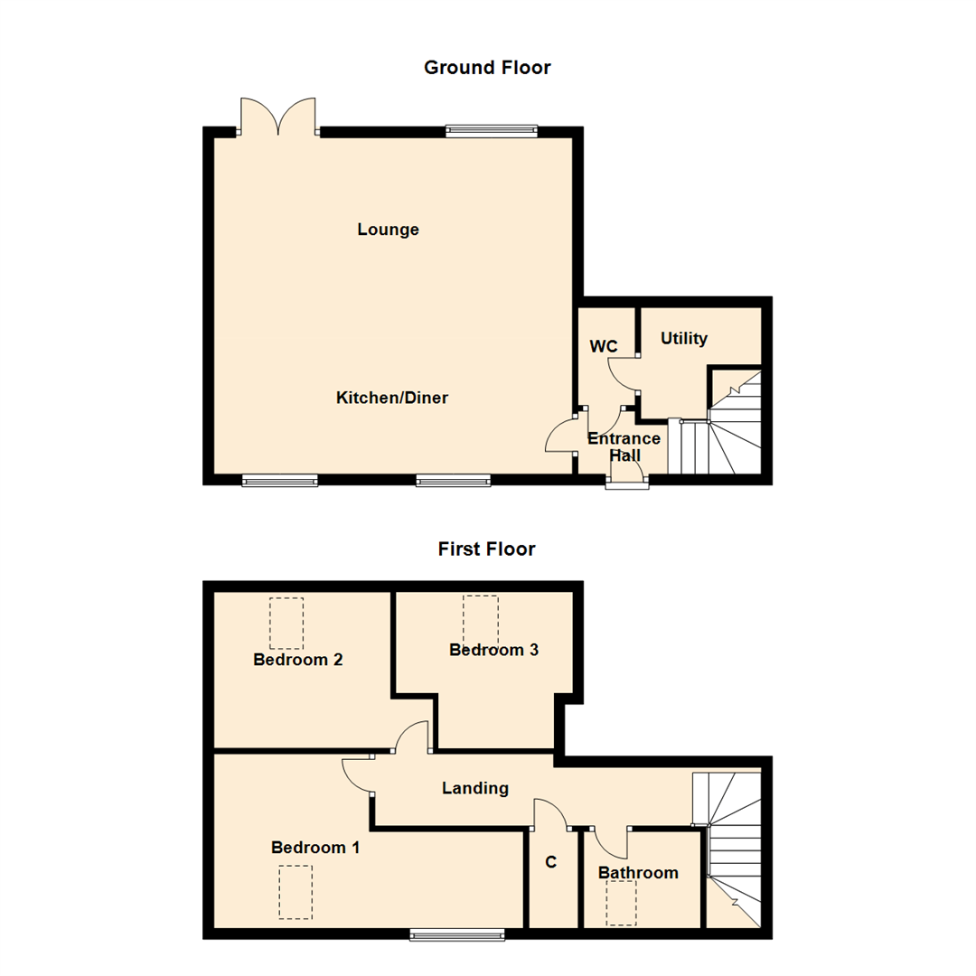 Carlton Green, Rothwell, Leeds LS26, 3 bedroom terraced house for sale