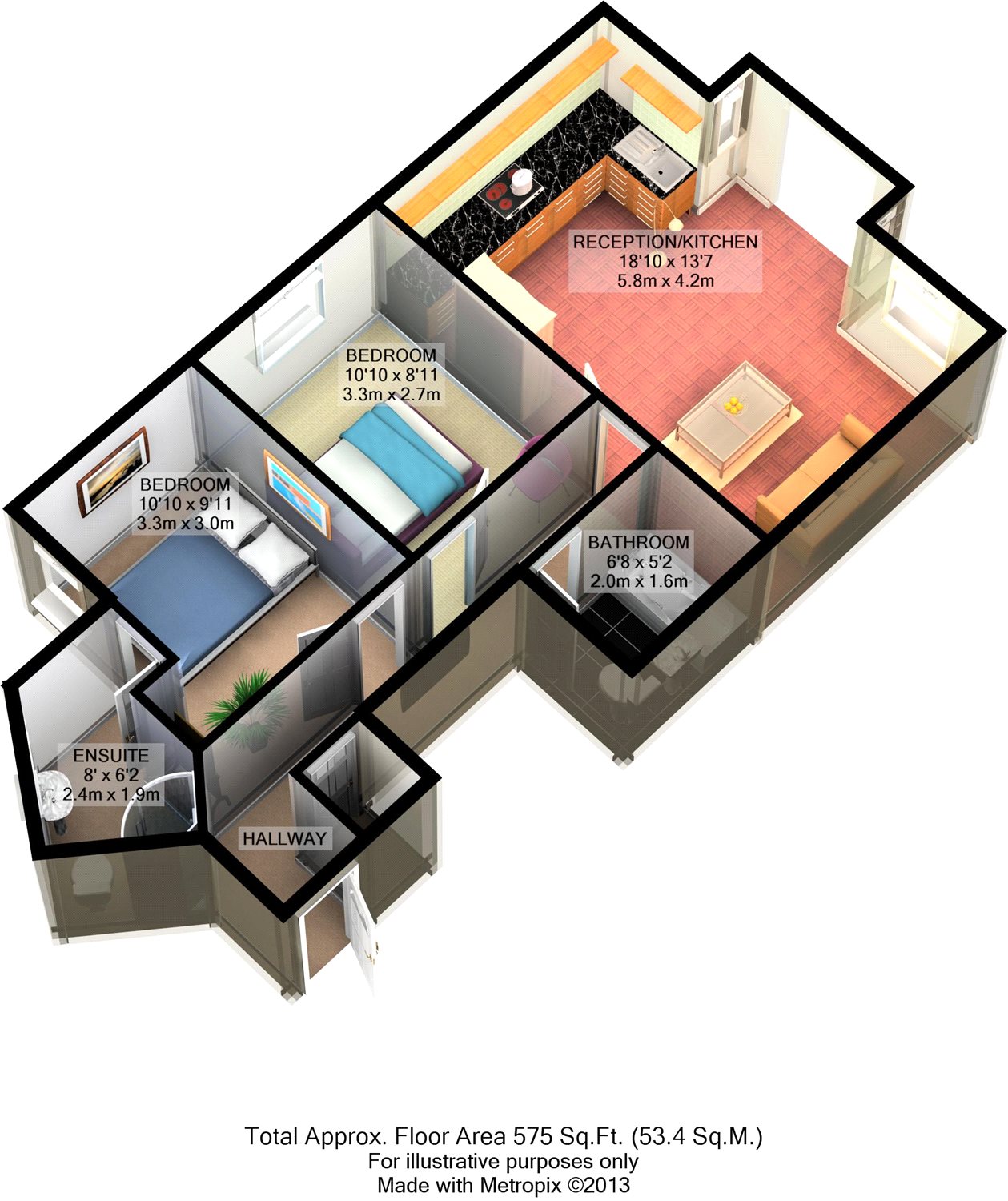 Royal Victoria Court, Bristol floorplan