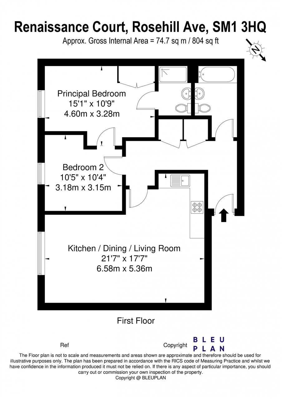 8, Renaissance Court, Sutton floorplan