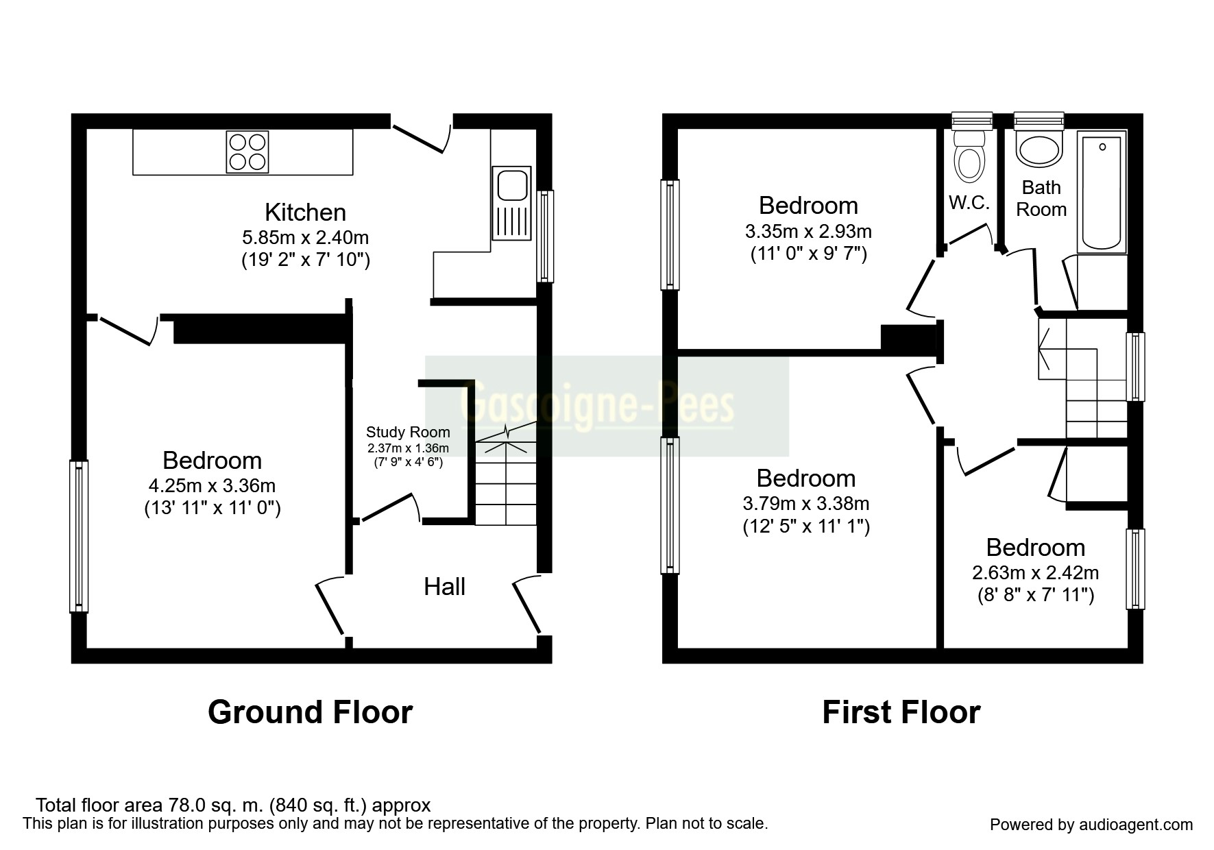 1 Bedrooms  to rent in Dunmore, Guildford GU2