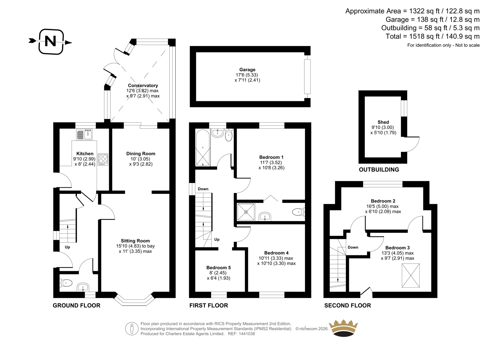 14, Downland Close, Southampton floorplan