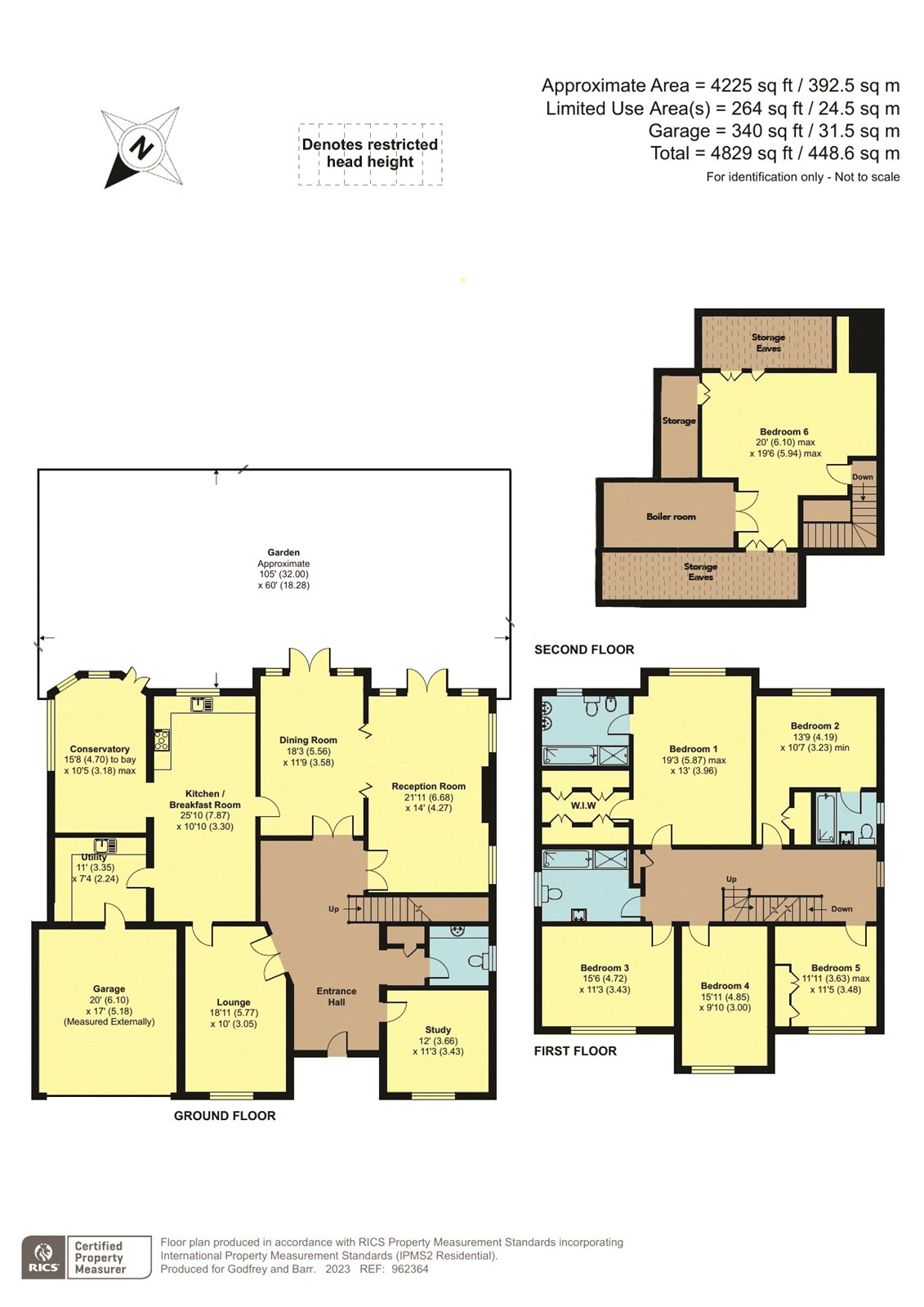 Arrandene Lodge, 108, Wise Lane, London floorplan