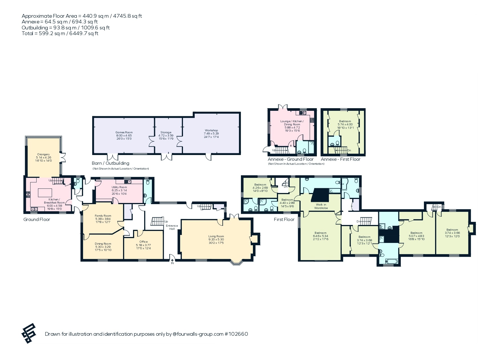 New Hall Farmhouse, Wareside, Ware floorplan
