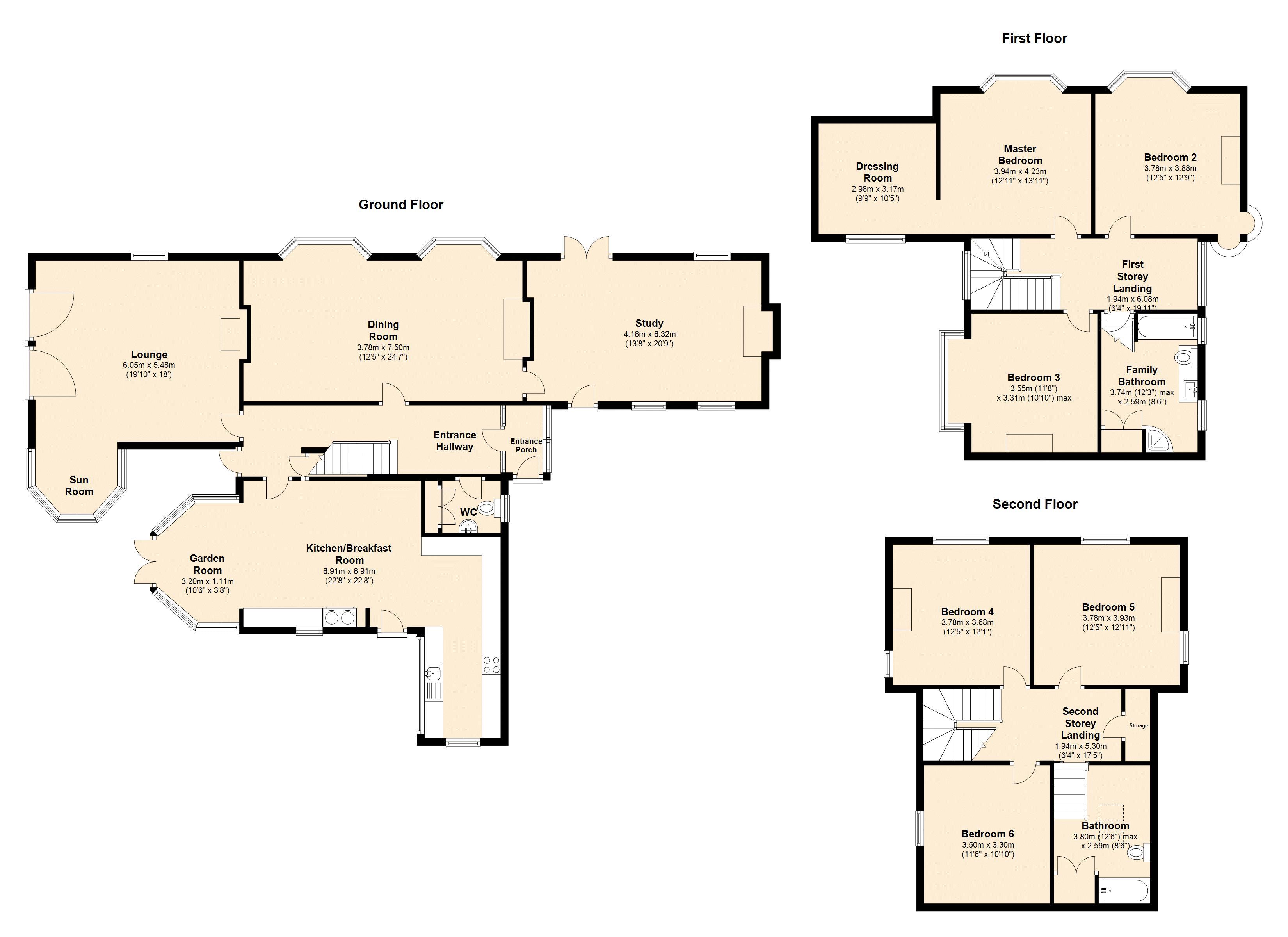 6 Bedrooms Detached house for sale in Cropwell Road, Radcliffe On Trent, Nottingham NG12