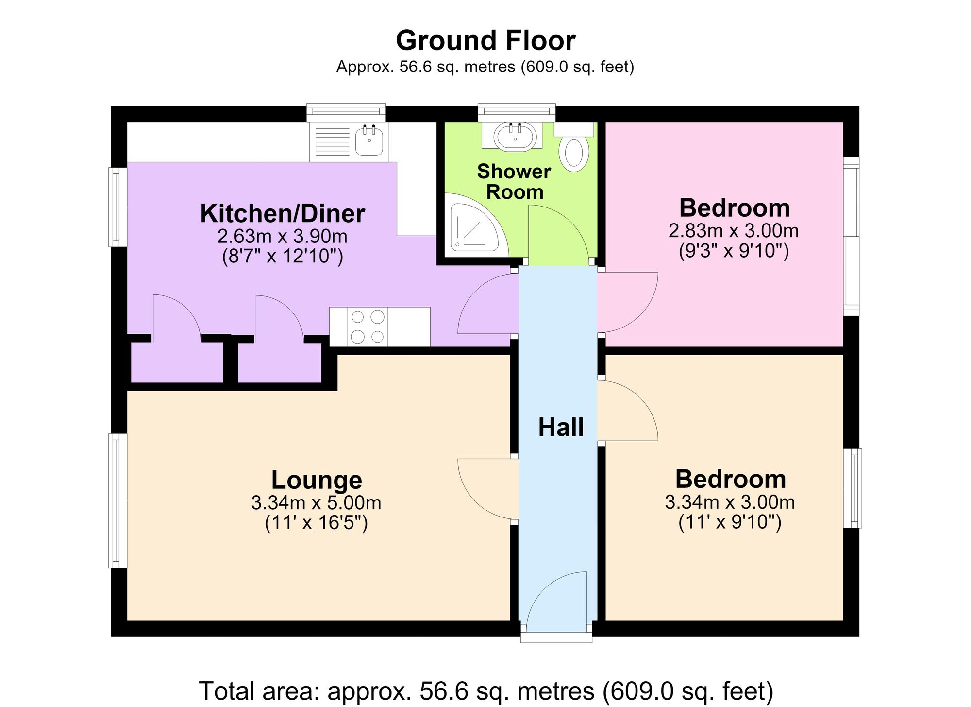 70 Tregrea Estate, Camborne floorplan