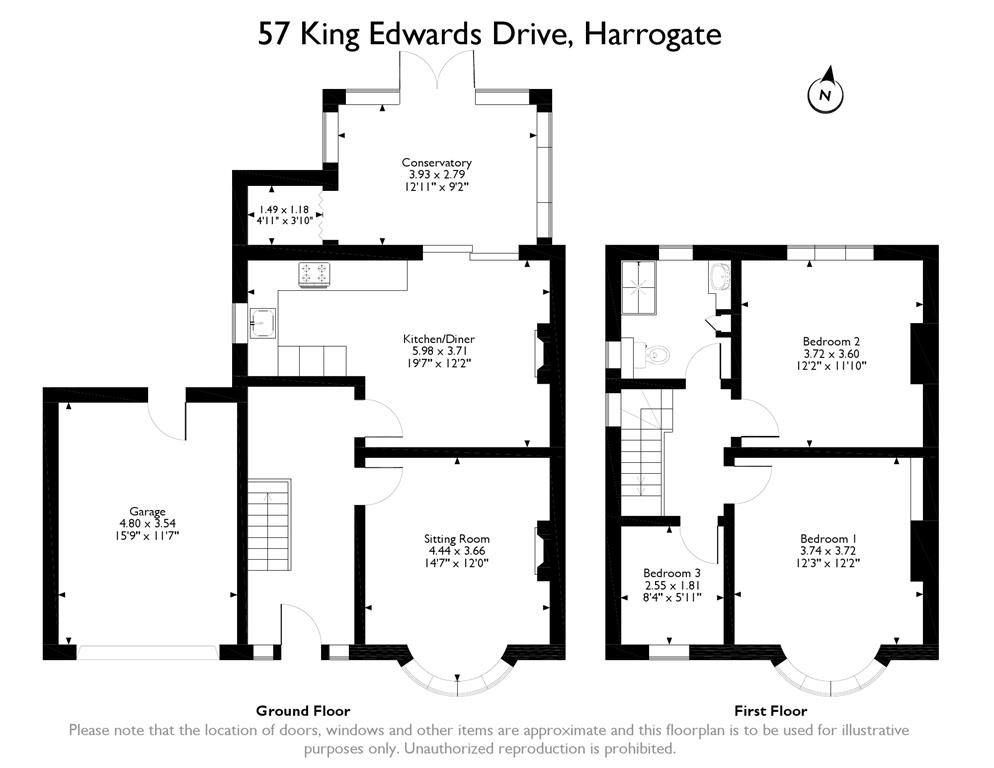 3 Bedrooms Semi-detached house for sale in King Edwards Drive, Harrogate HG1