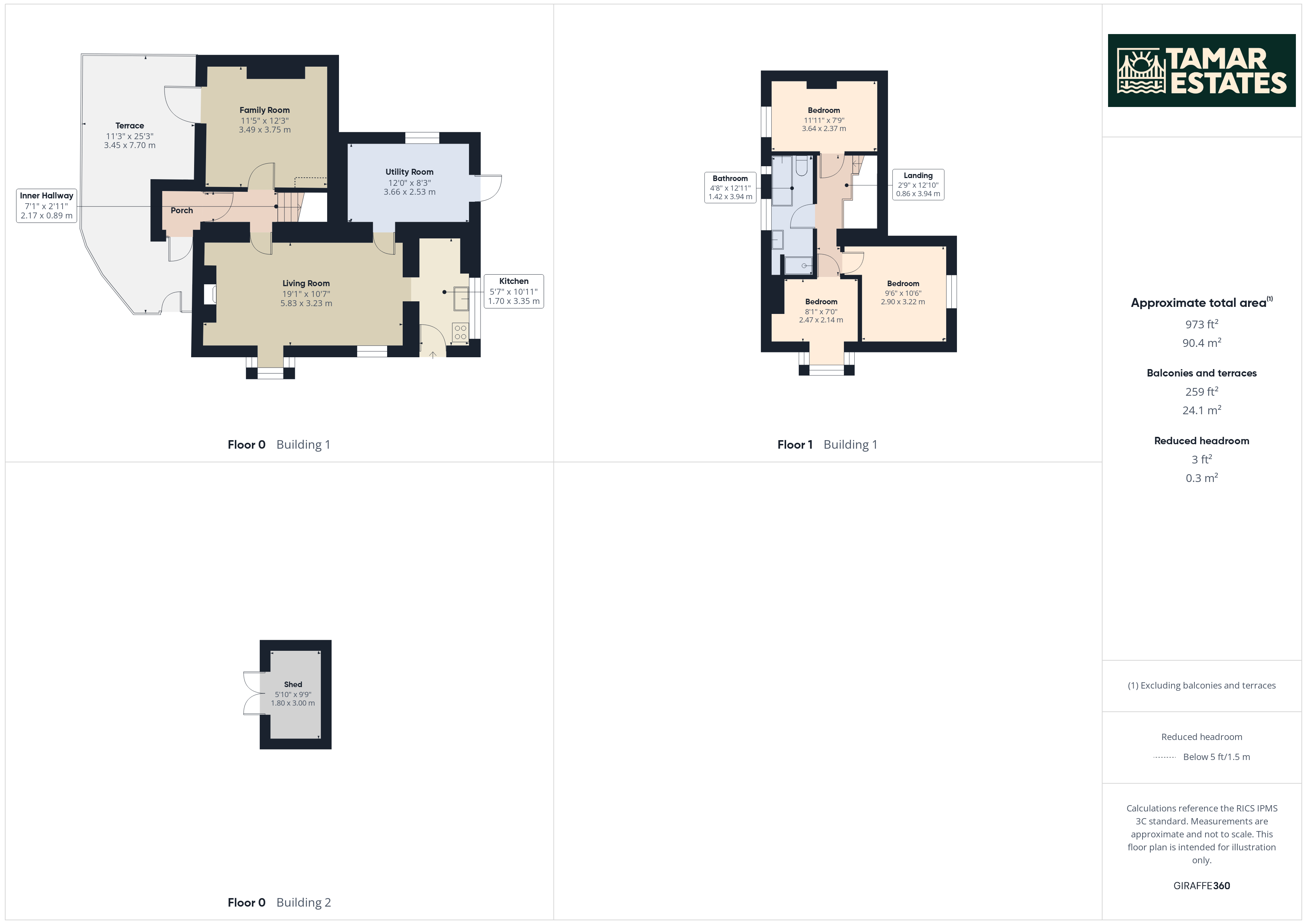 Fairview,, Common Moor, Cornwall floorplan
