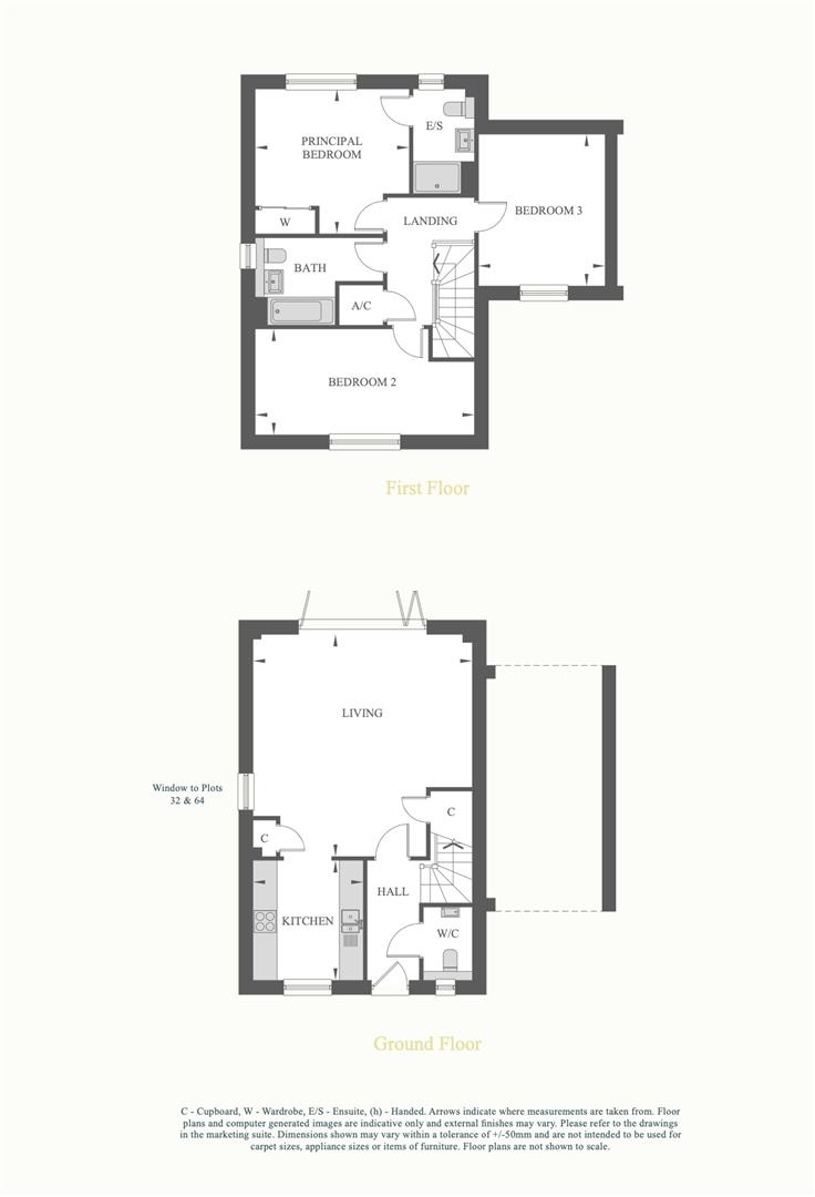 Plot 63, The Georgia, Barleyfields, Weeley floorplan