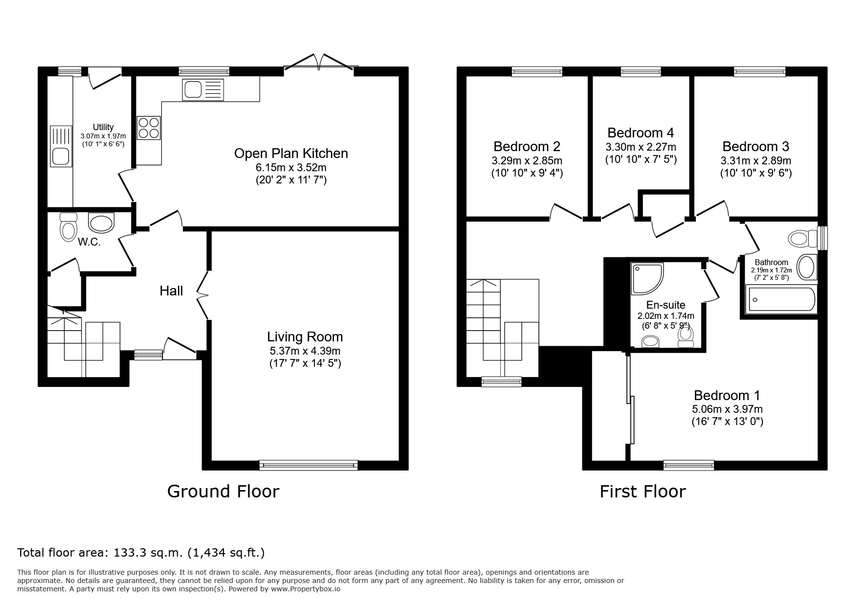 14, Willow Place, Blairgowrie floorplan
