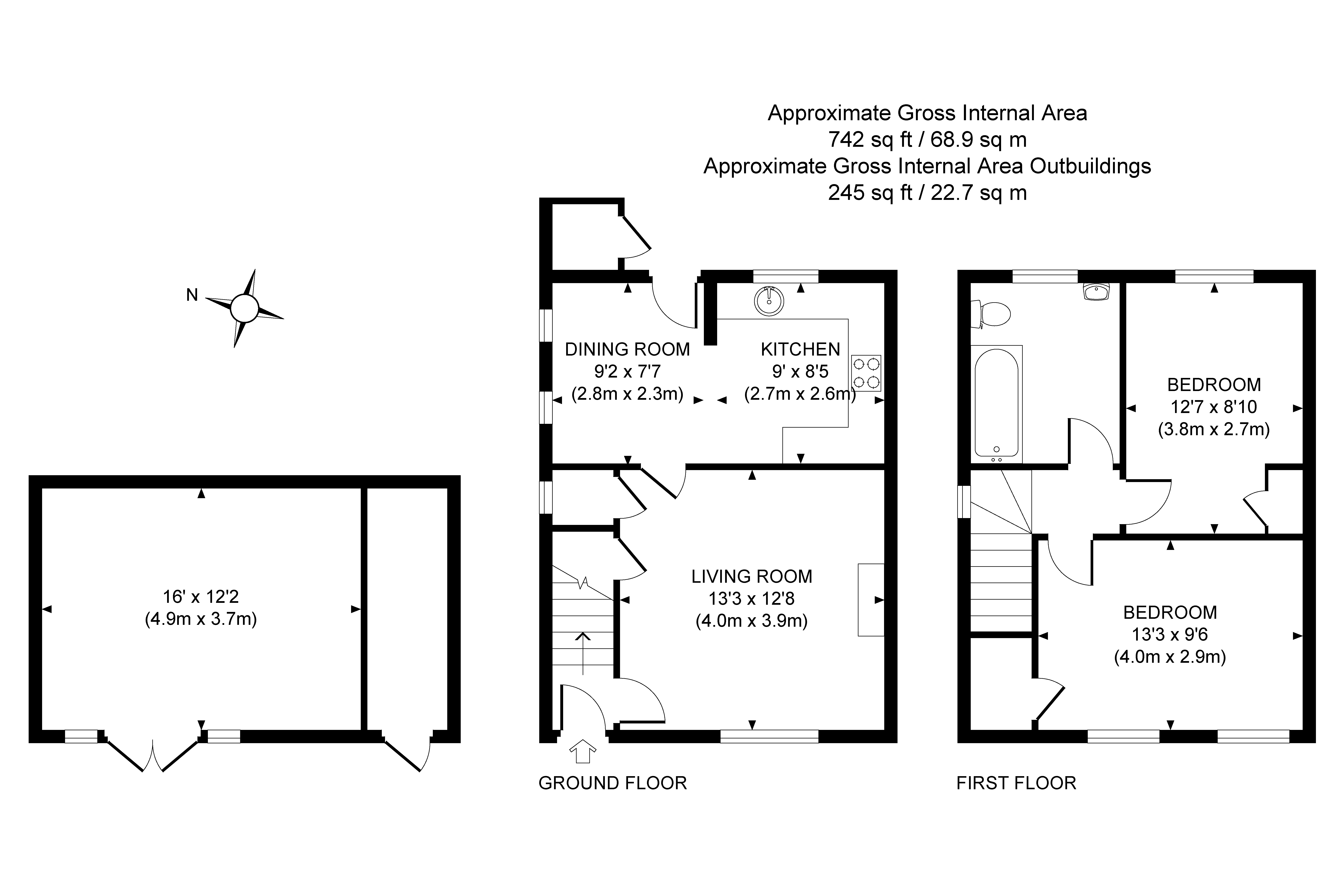 9, Corrie Road, Surrey floorplan