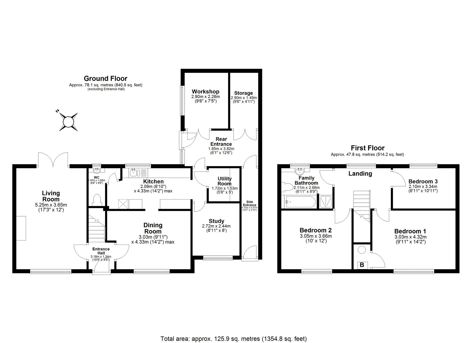 21, Highfield Close, Stratford-upon-avon floorplan