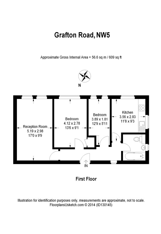 30, Durston, Grafton Road, Kentish Town floorplan