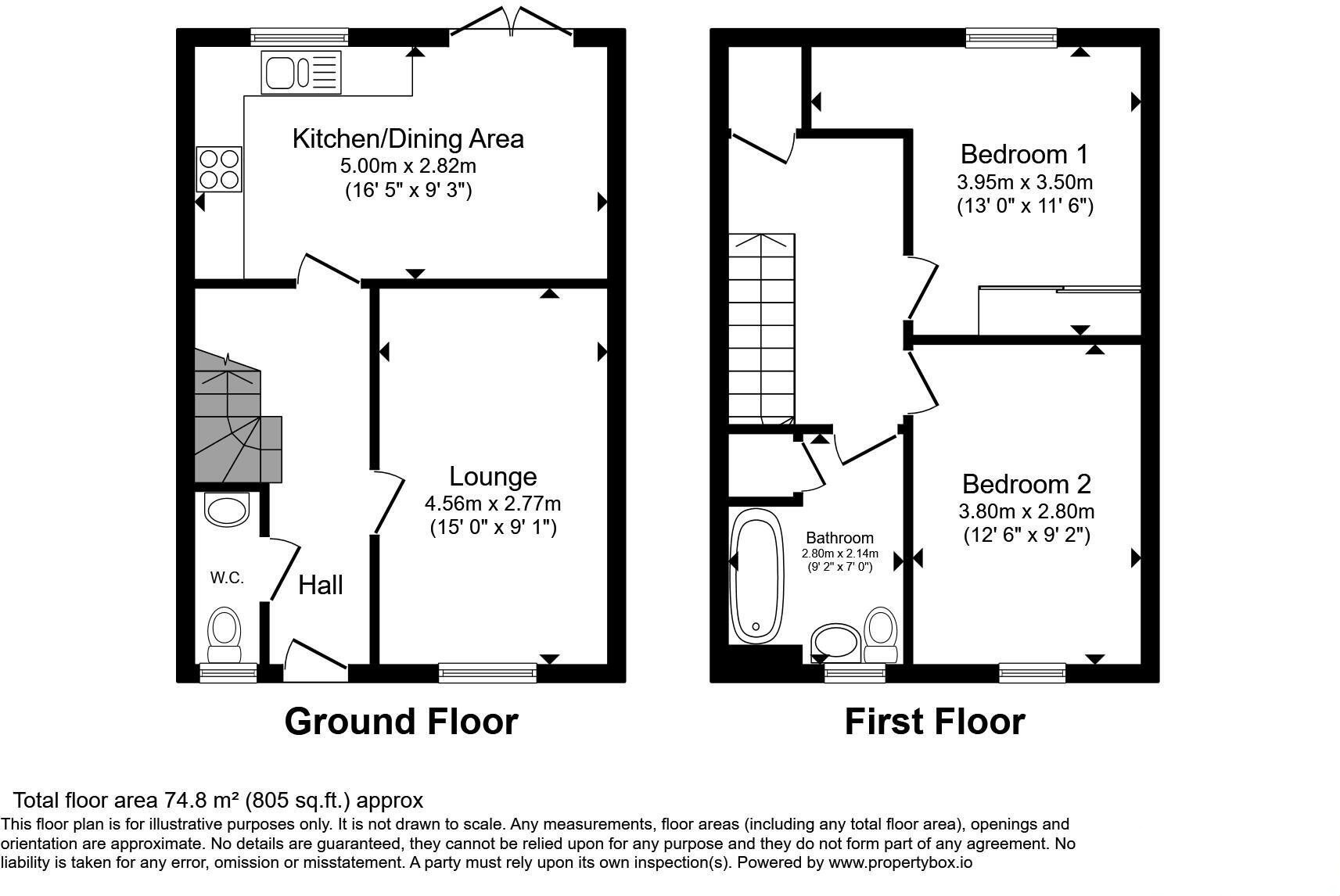 18 Trevonnen Close, Ashton, Cornwall floorplan