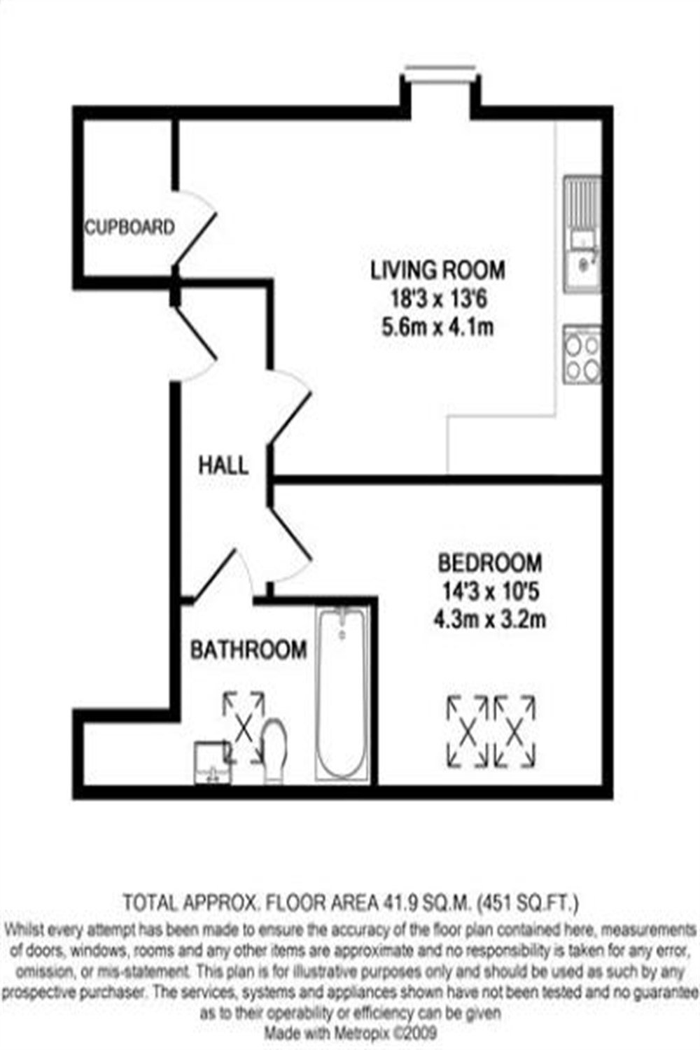 Flat 5, 2b Bateman Street, Headington, Oxford floorplan