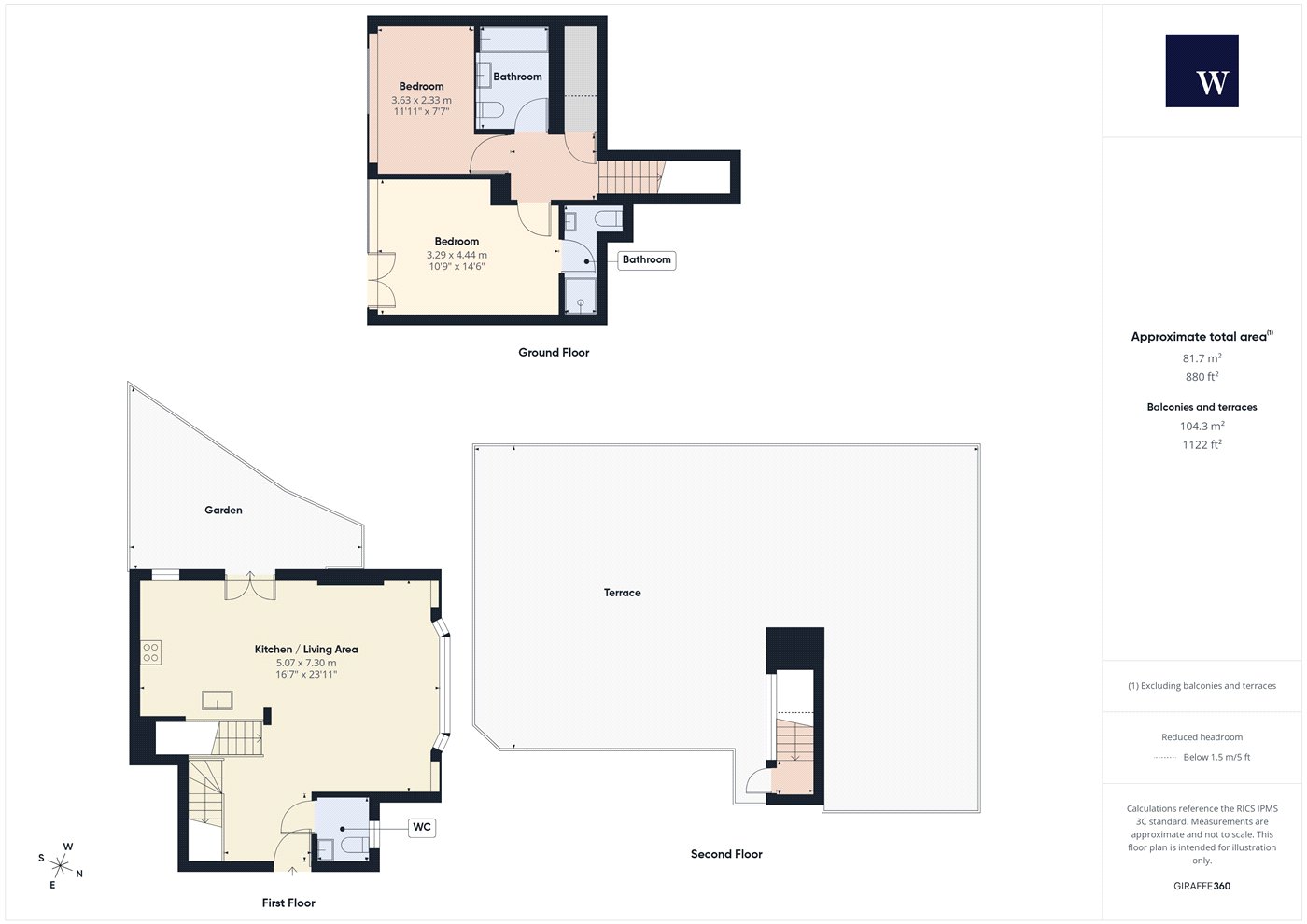 Hillside Road, London, SW2 floorplan